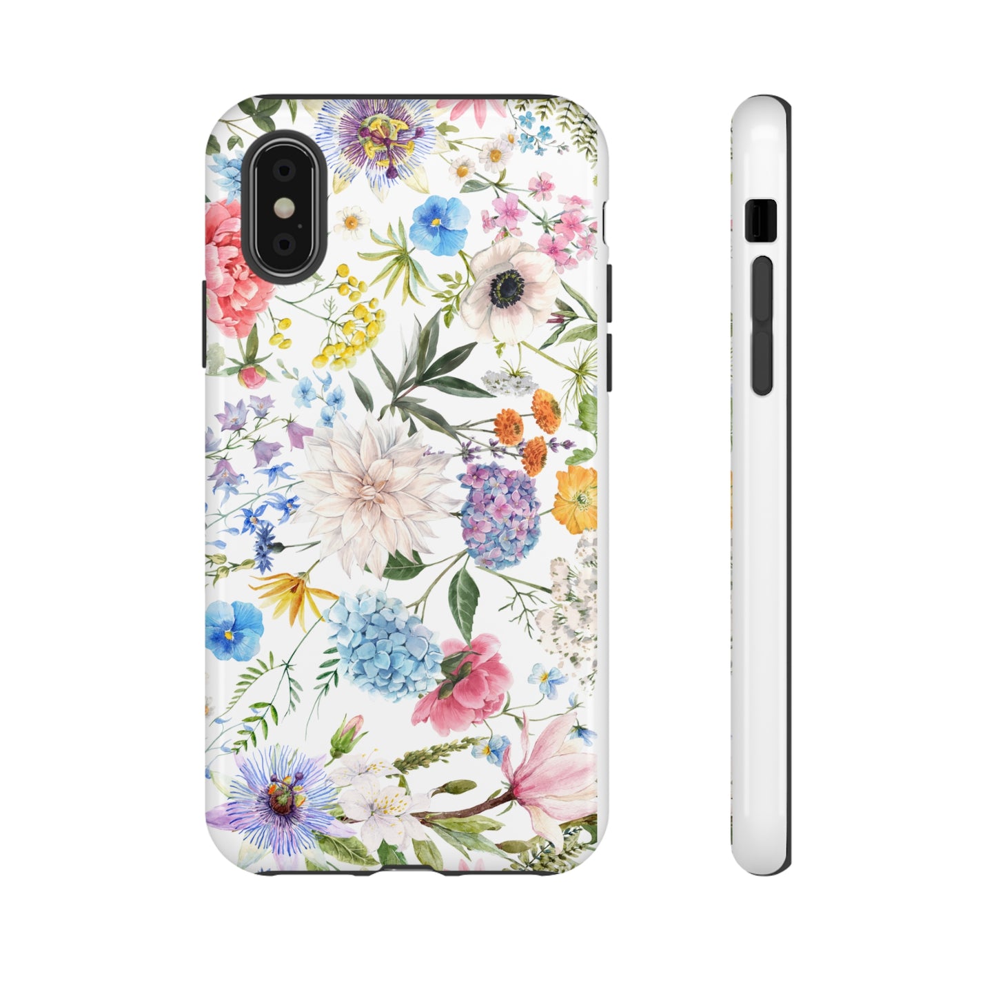 Floral phone case mother's day gift best friend gift for her gift for him flower cell phone cases Tough Cases