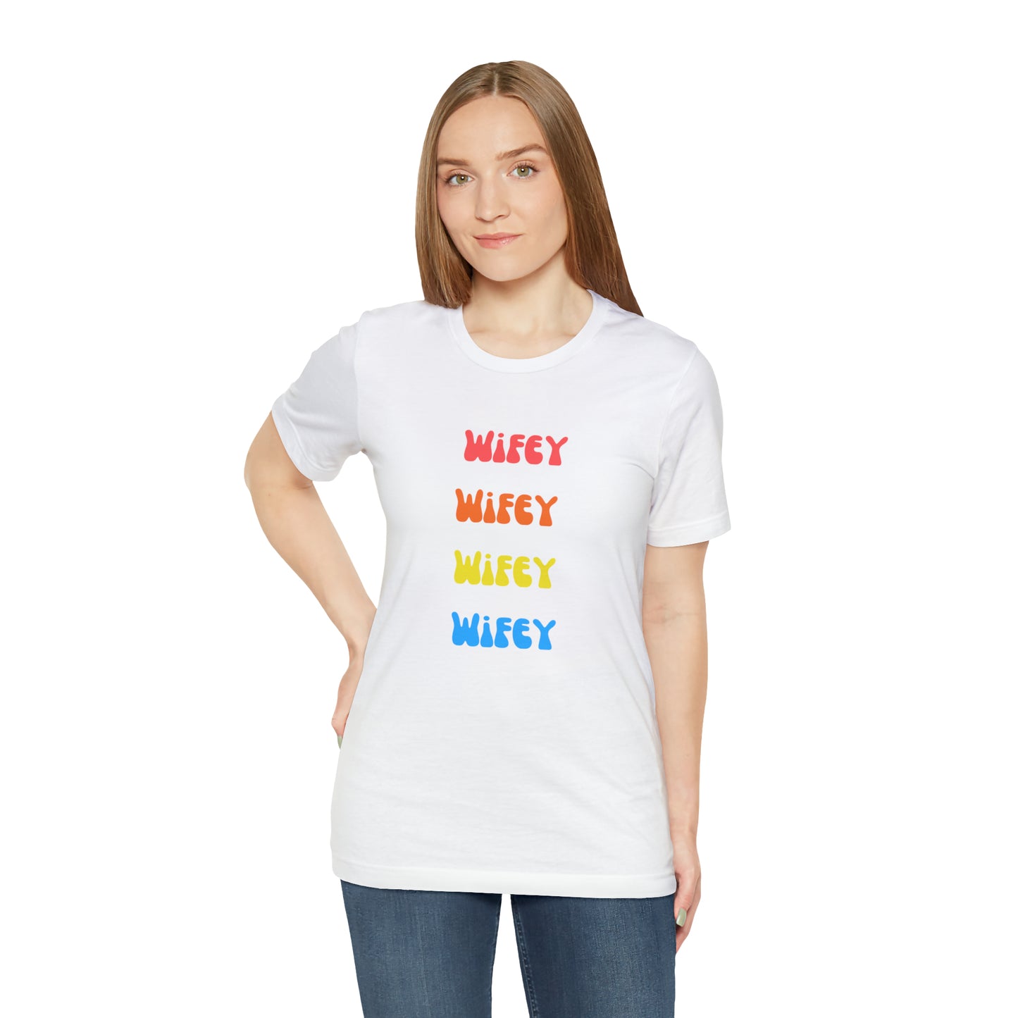 Wifey Wifey T-Shirt Aesthetic Shirt Trendy Shirt Shirt With Words On Back Tumbrl Positive Tee Gift for him Gift for her