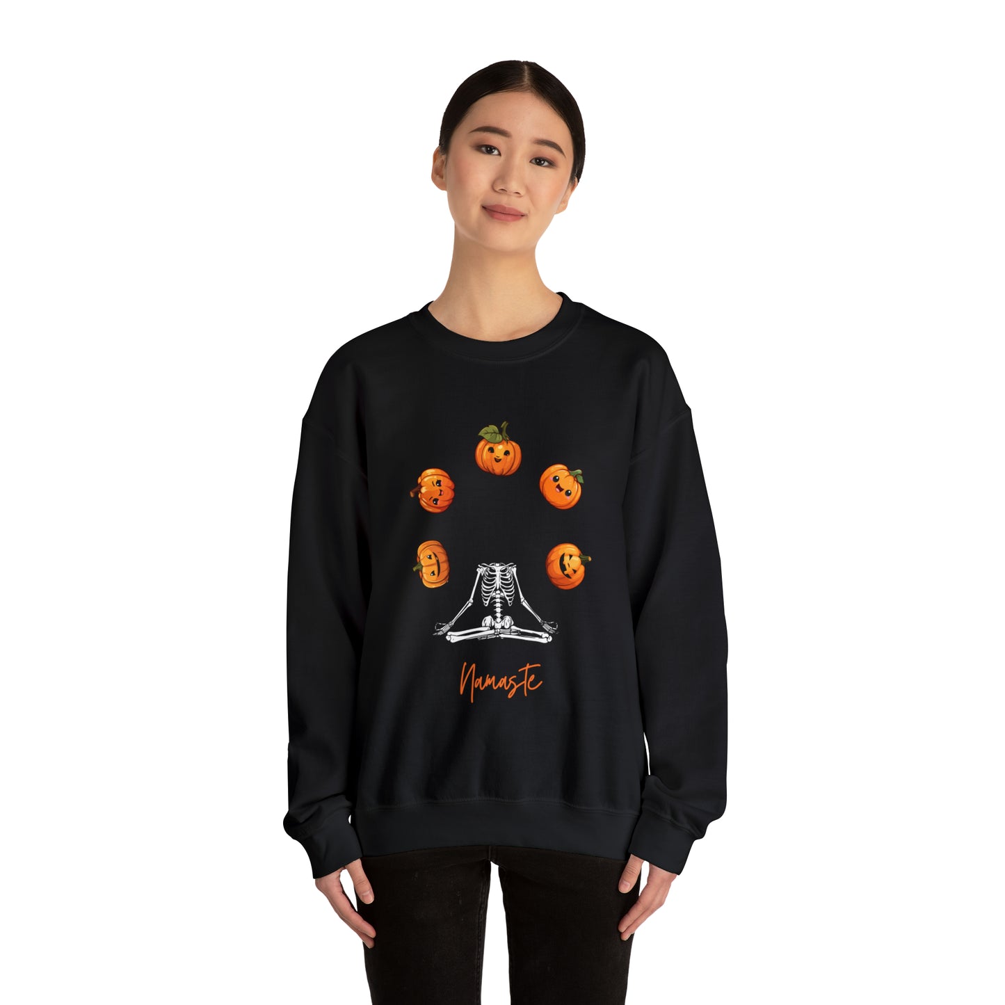 Namaste Halloween sweater Halloween sweater ghost fall leaves sweater Halloween Sweatshirt Era Tour sweater best friend gift for her Unisex