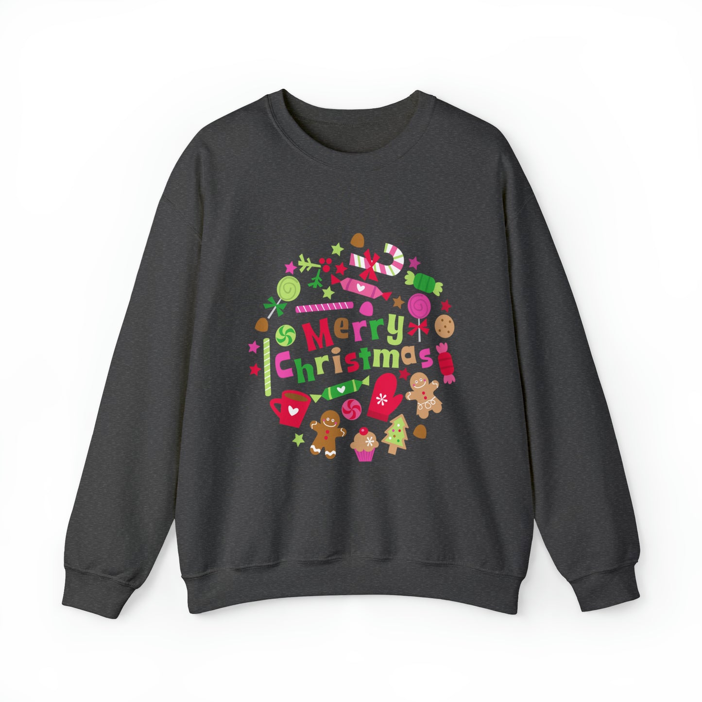 Candy Christmas sweater Merry Bright Christmas sweatshirt Christmas Sweatshirt for her Christmas family Shirt Christmas gift for him