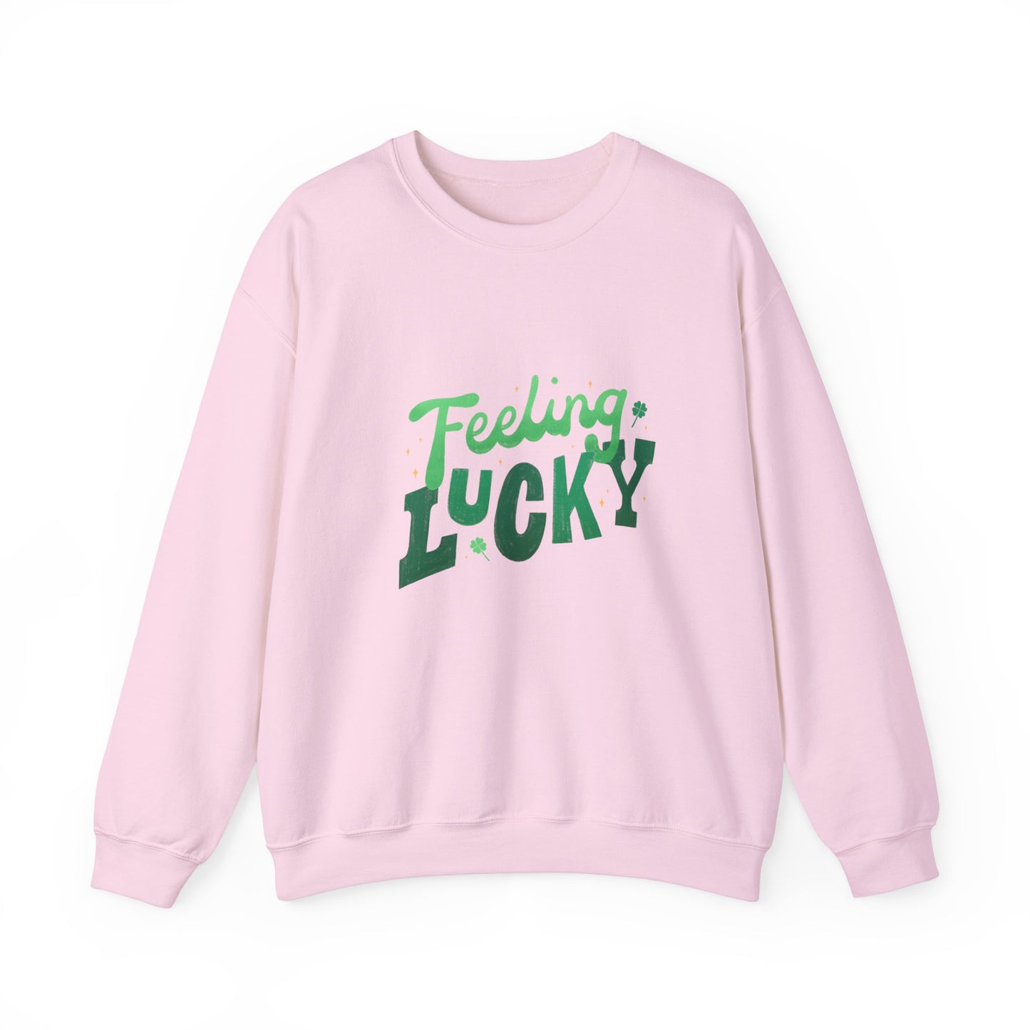 Feeling lucky sweater  St Patrick's Day sweatshirt leprechaun gift St Paddys sweatshirt Heart Love valentines shirt gift forher best friend