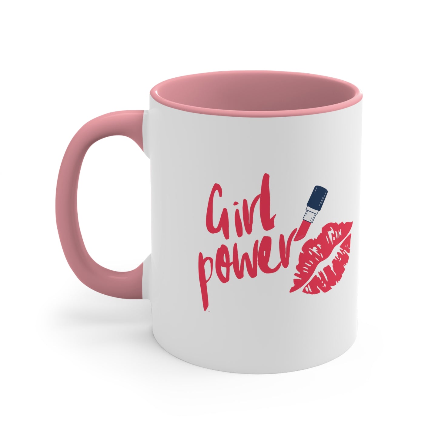 Girl power mug red lipstick mug bestie gift Christmas mug teacher gift coffee mug Christmas gift for for her tea gift for him 11oz