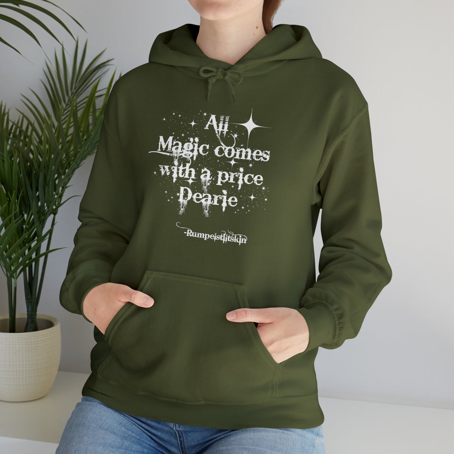 Once upon a time hoodie, funny sweatshirt,All magic comes with a price,Sweatshirt,best friend gift,adults gift,humor,Hooded Sweatshirt