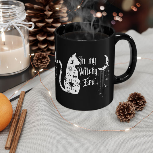 Halloween mug Witchy gift Black cat mug moon gift Spooky things mug I like spooky funny gift best friend gift Christmas BlackMug(11oz,15oz)