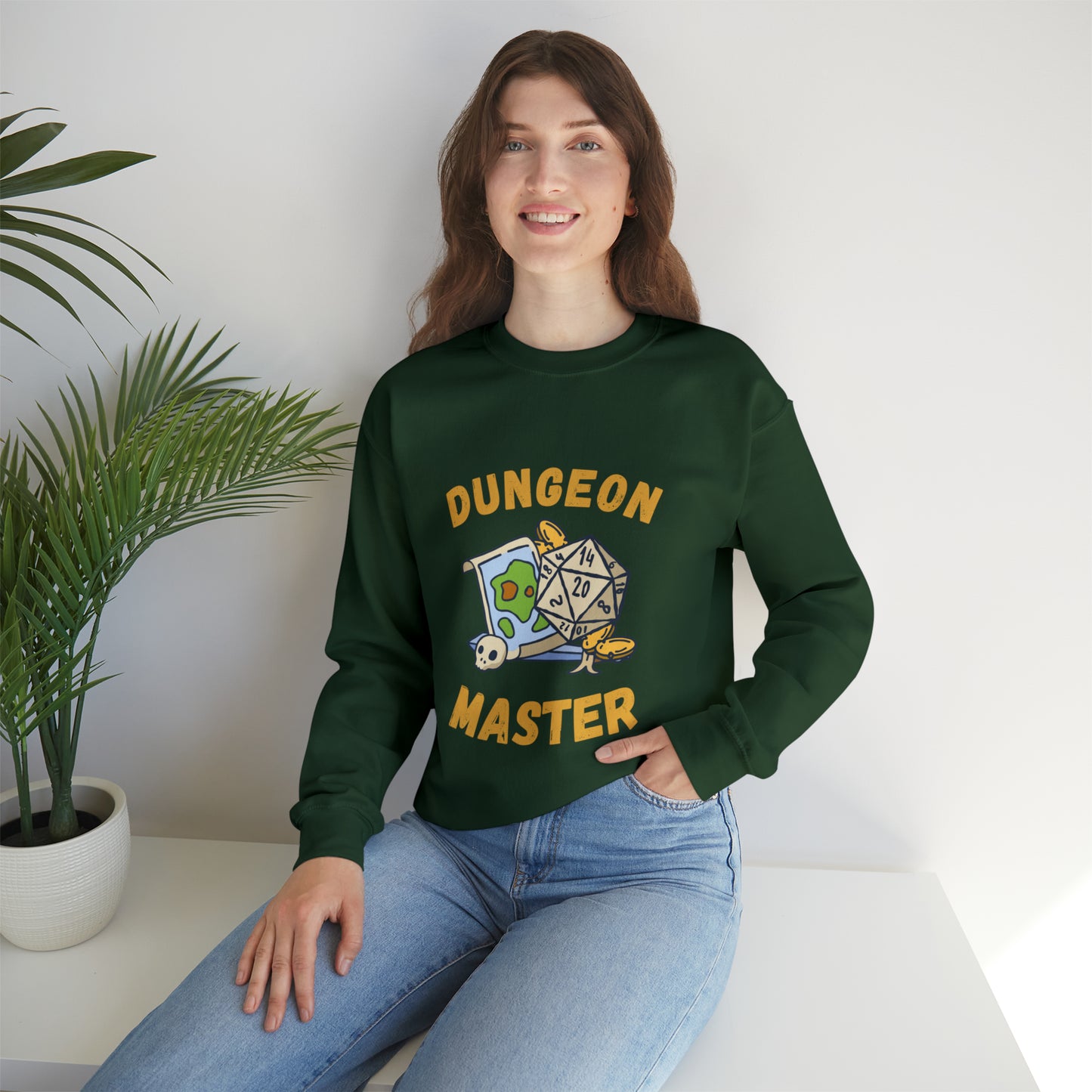 Dungeon Daddy sweatshirt, DnD Dungeon Dad Shirt,Fathers Day Gift,Bday or Xmas Gift, Dungeons and Dragons Clothing for HimChristmas gift