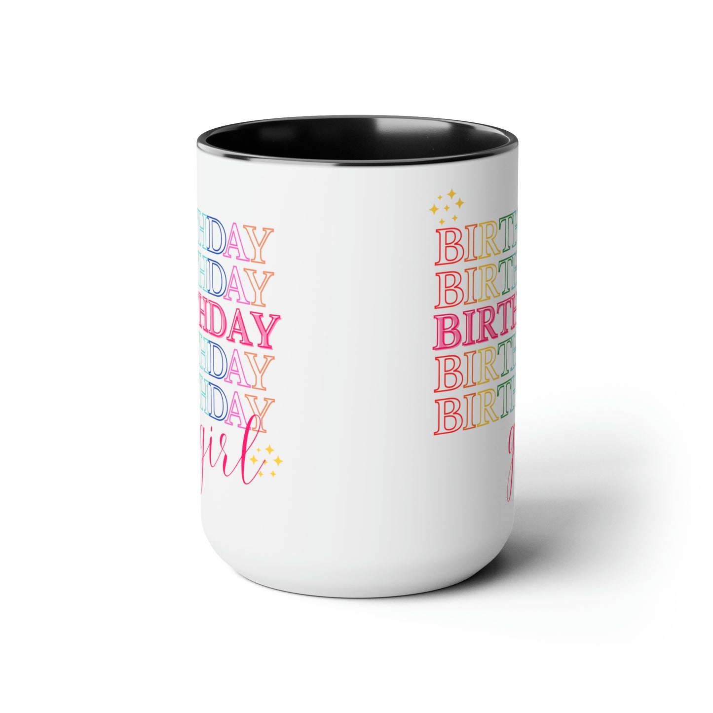 Birthday Girl mug Coffee Mug birthday party gift mug Floral mug gift for her Mug funny gift for wife Coffee Mugs tea Christmas gift 15oz