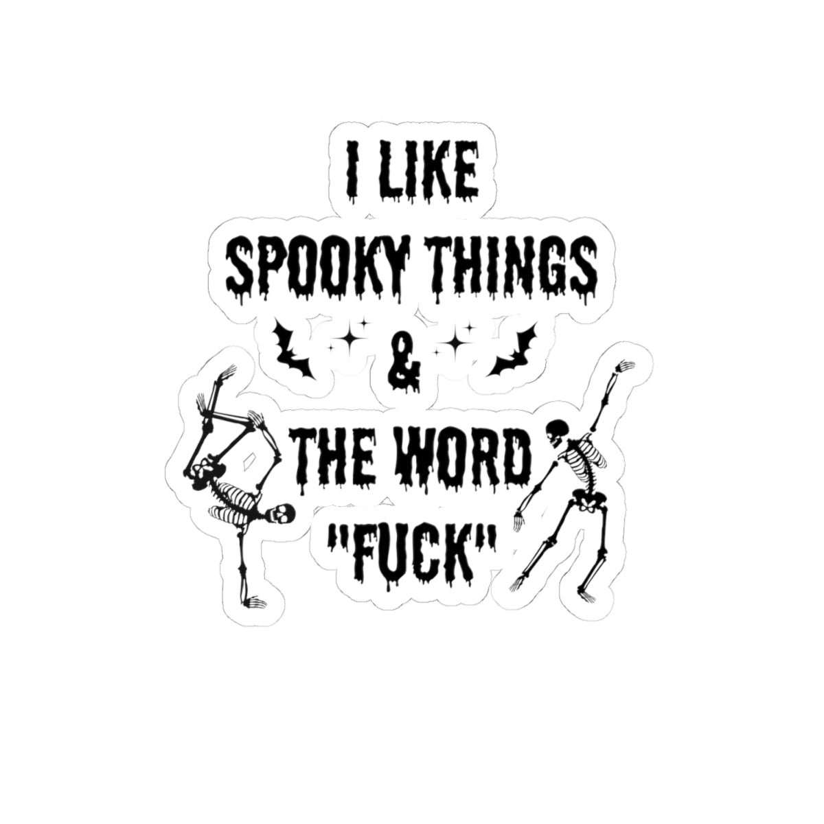 Spooky things sticker Witchy word fuck sticker funny wizard sticker motivational sticker Magical AF bestie stickers gift best friend