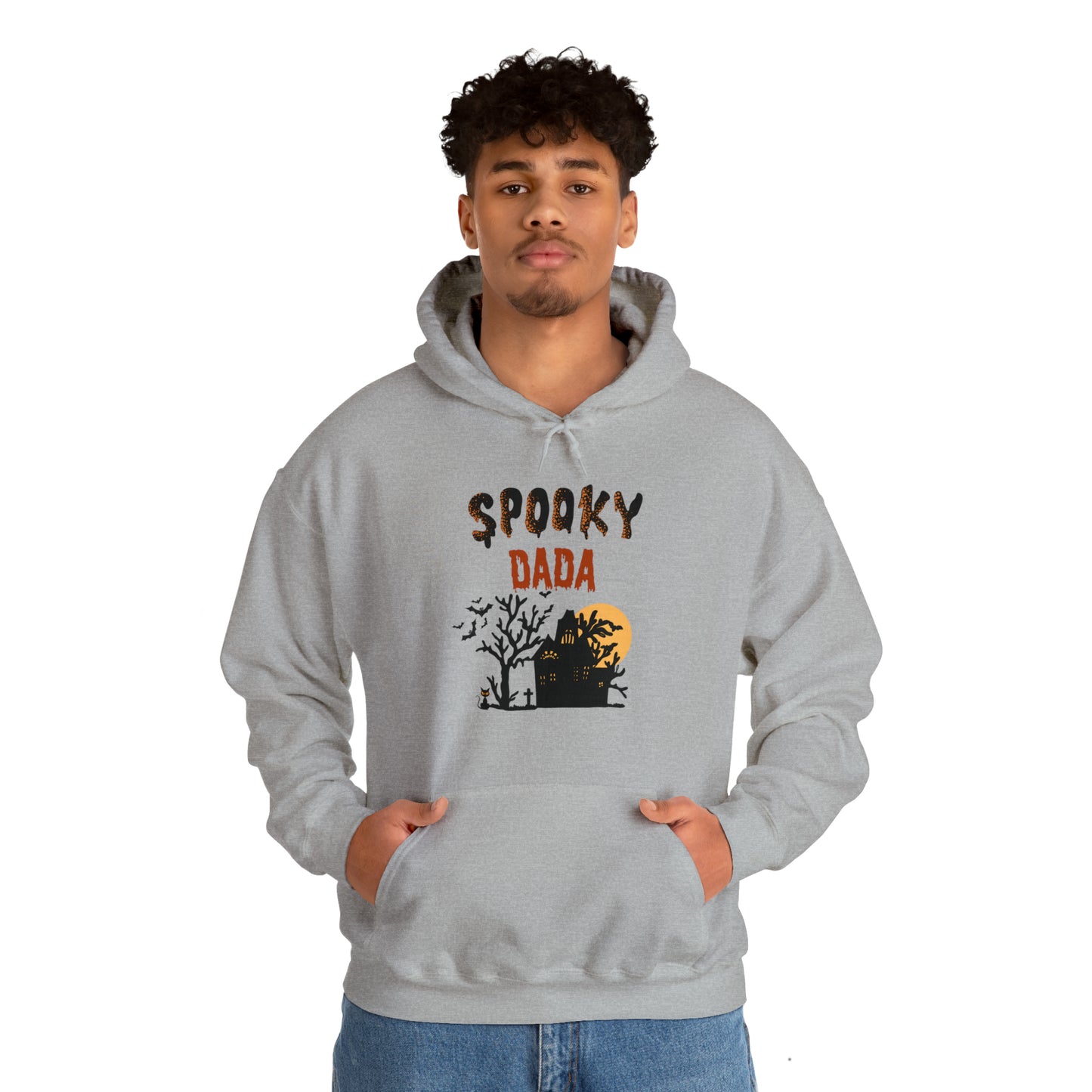 Spooky Dad Halloween Sweatshirt, Daddy haunted house sweatshirt Funny Halloween Horror sweater Halloween Sweatshirt, Halloween Tee, unisex