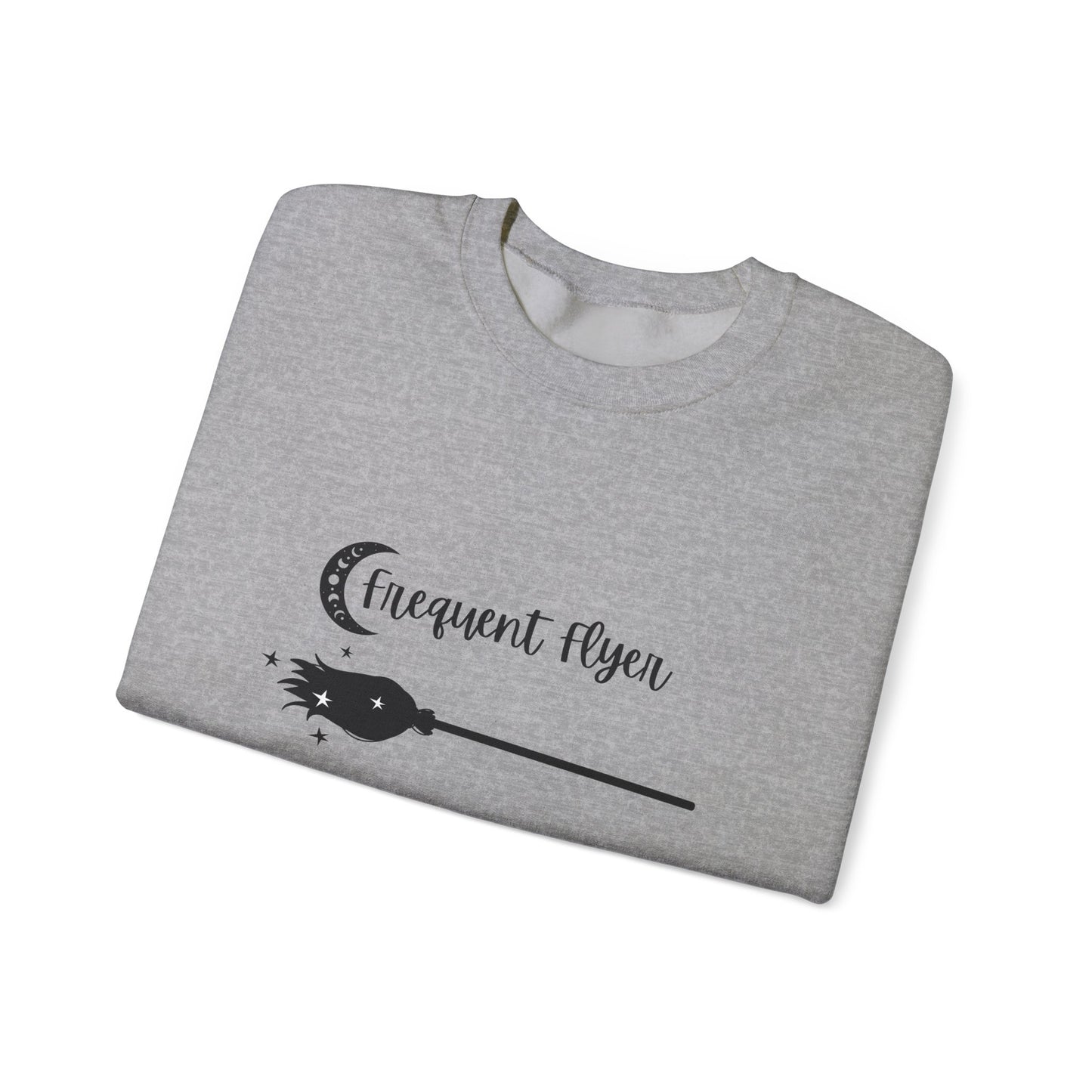 Frequent Flyer sweater Witchy sweatshirt Wicked Halloween sweater Witches broom shirt wizard HalloweenSweatshirt Halloween Sweater Christmas