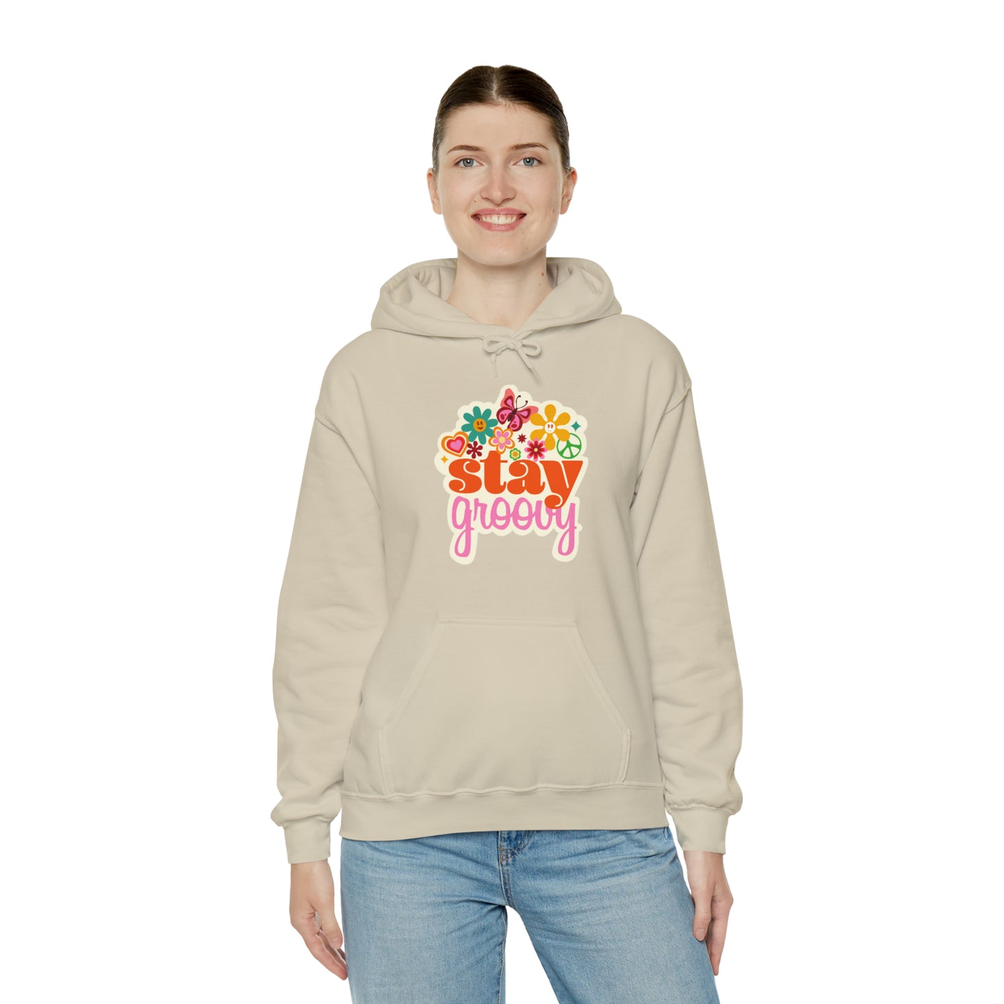 Stay Groovy Hoodie, Hippie Hoodie, good vibes hoodie, Fun Summer shirt, Birthday gift for her, Galantine gift for her,best friend gift, vac