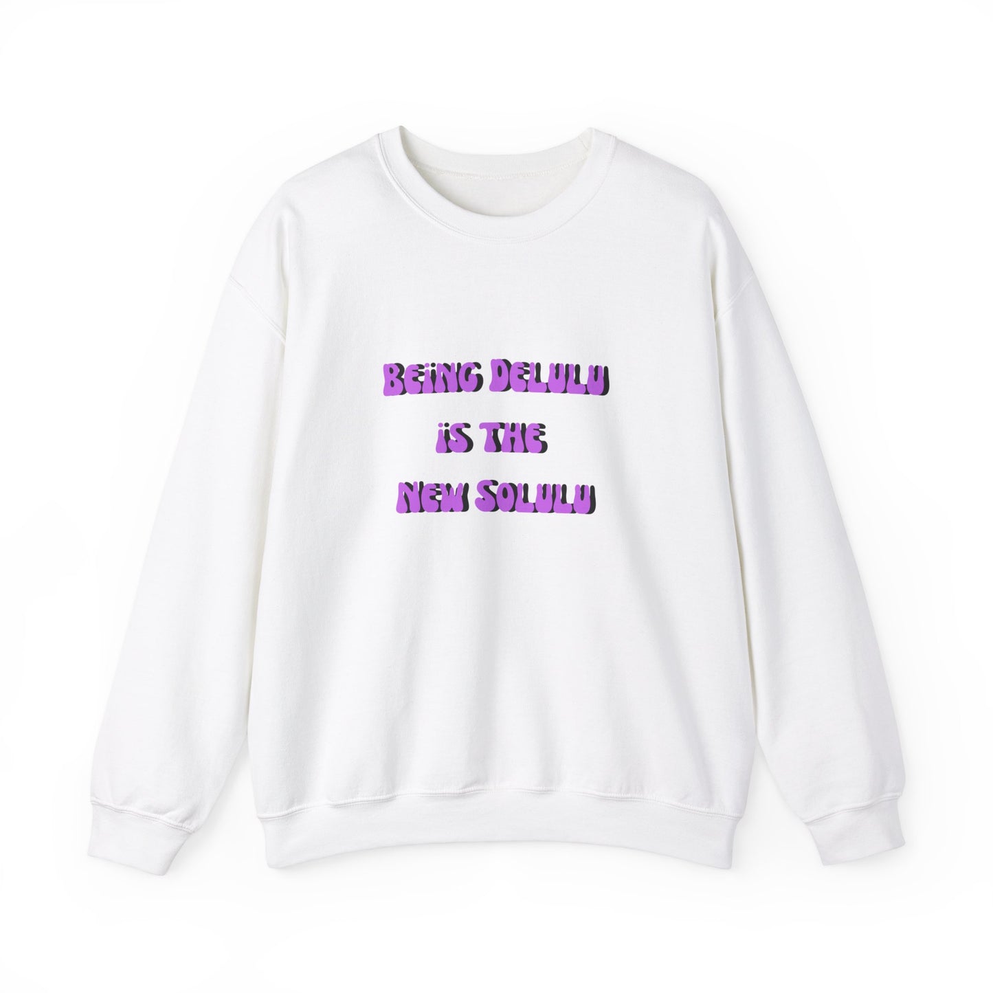 Being delulu is the new Solulu sweater dreamer sweater motivational sweater aesthetic gift funny tiktok birthday gift for her Christmas gift