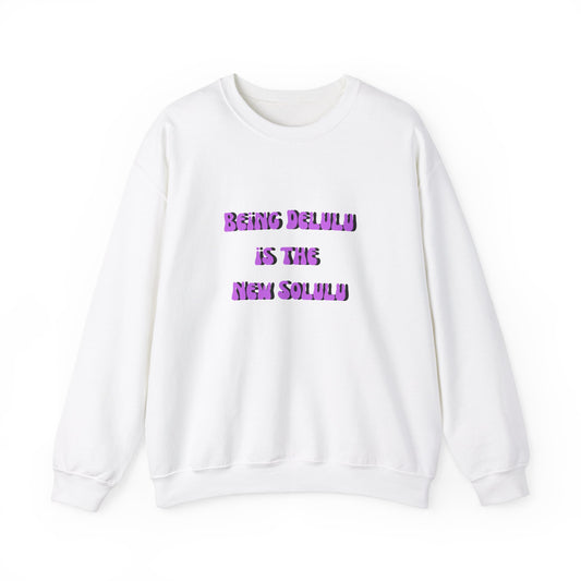 Being delulu is the new Solulu sweater dreamer sweater motivational sweater aesthetic gift funny tiktok birthday gift for her Christmas gift