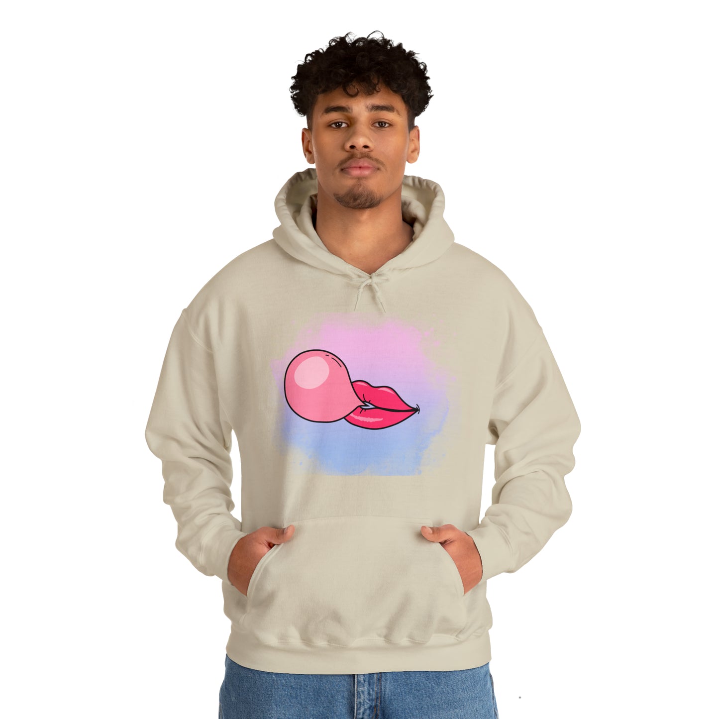 Bubble Gum kiss Hoodie, Summer Bubblegum shirt, Birthday gift for her, Galantine gift for her, best friend gift,birthday vacation,Unisex