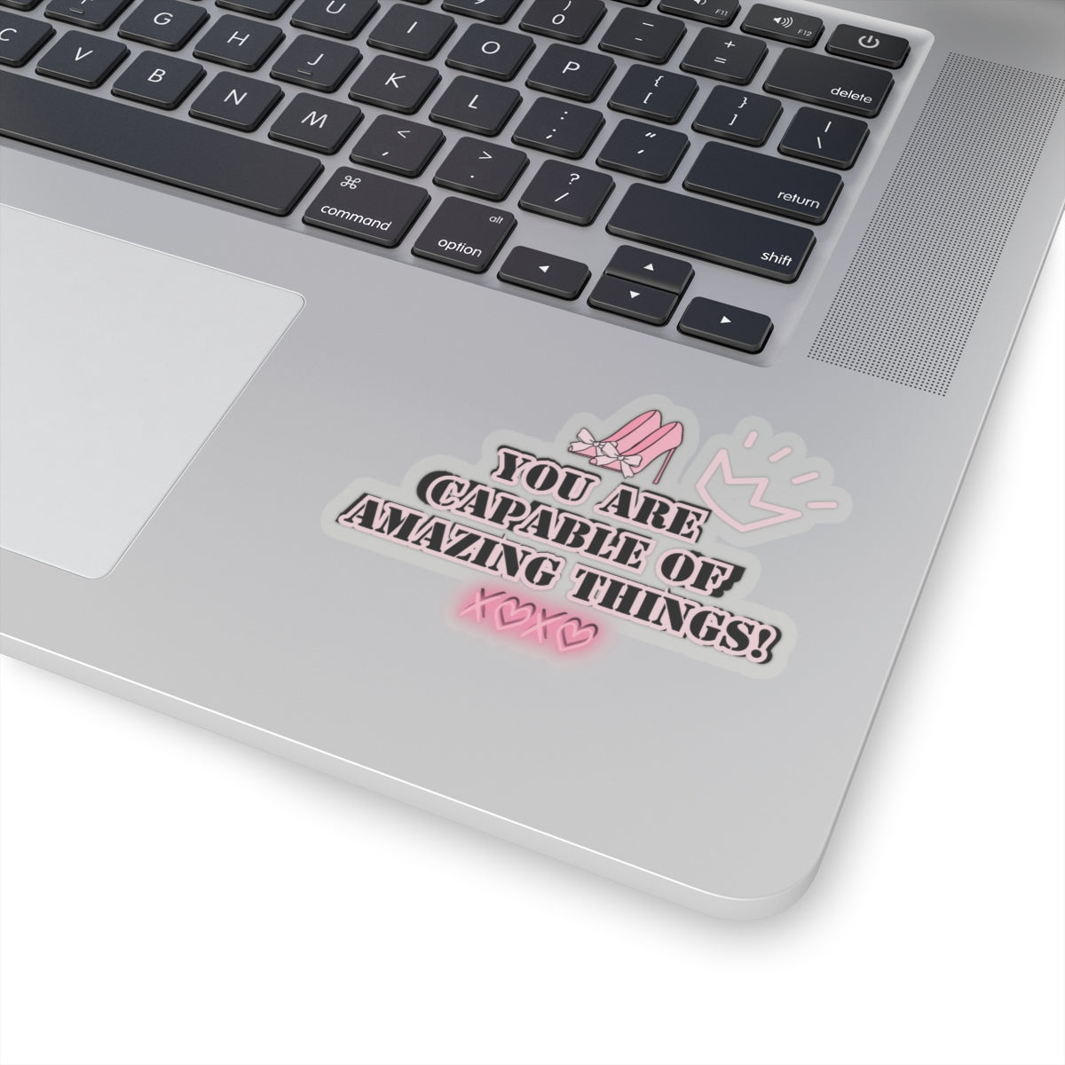 Girlboss sticker motivational sticker you are capable of amazing things sticker pink heels sticker Beautiful sticker loved gift for her vday