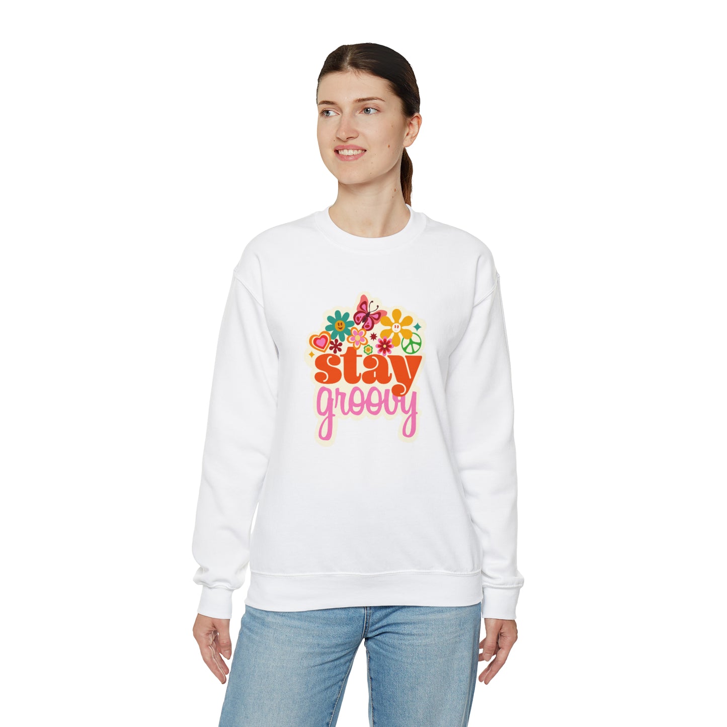 Stay Groovy sweatshirt, good vibes sweater, love inspire sweatshirt mode sweater, Homeschooling sweatshirt mom shirt, shirt unisex gift