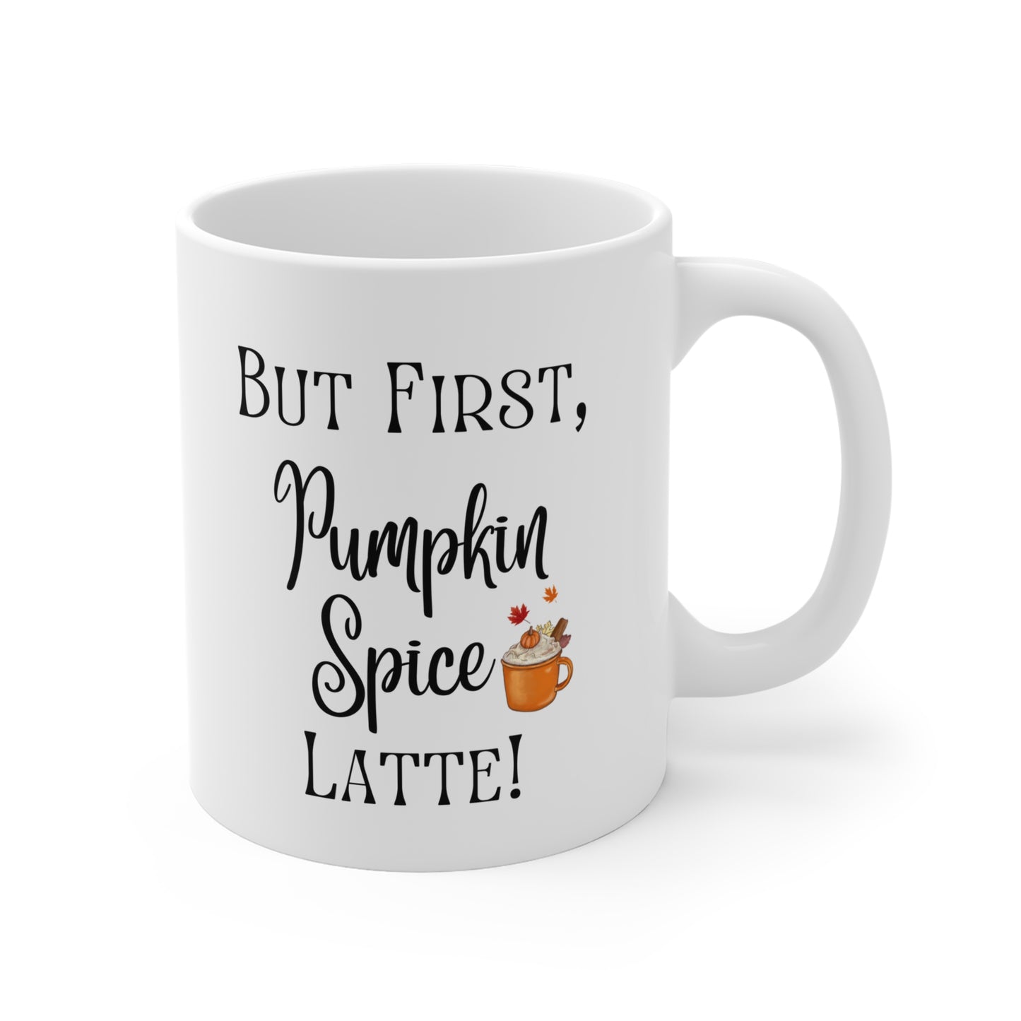 Pumpkin Spice Latte Mug, Autumn Coffee Cup, Fall Gift for Coffee Lovers, Seasonal Drinkware, Cozy Kitchen Decor
