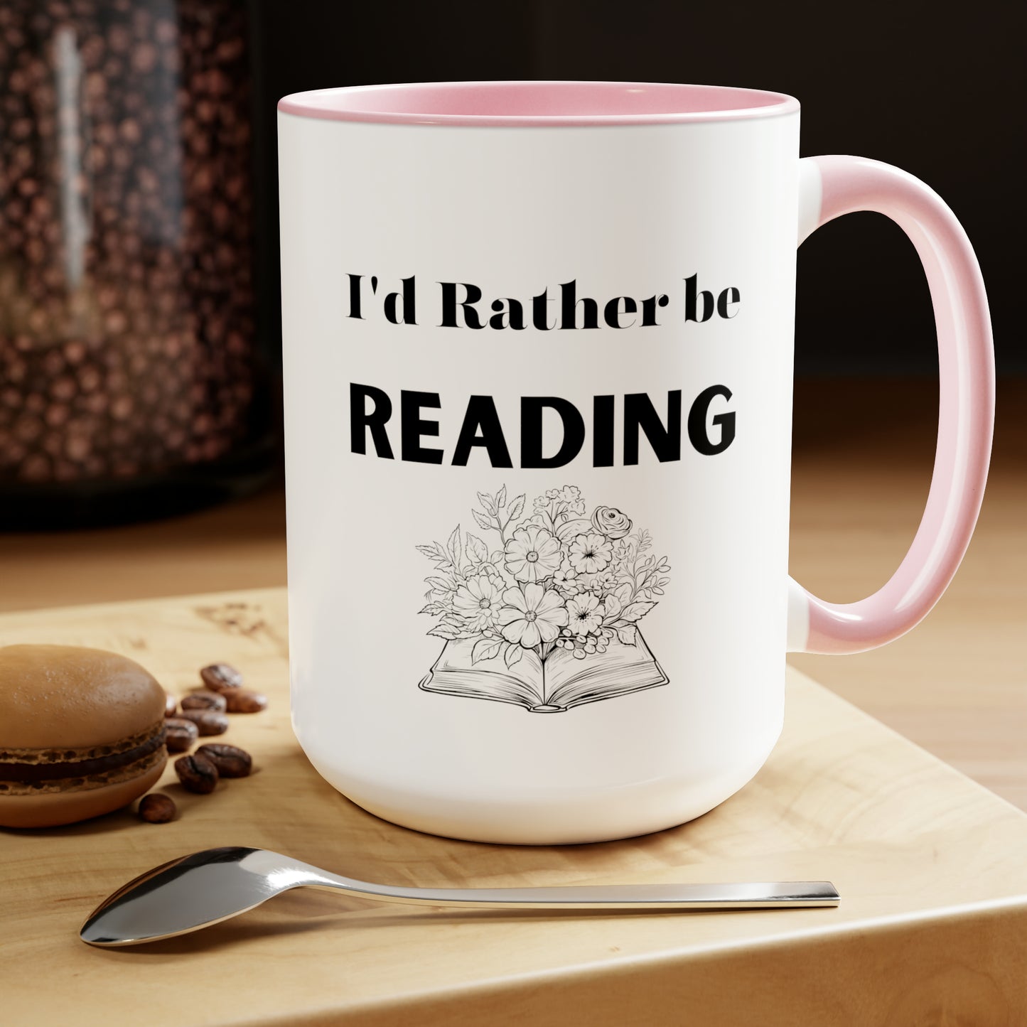 I'd rather be reading mug reading lover gift coffee mug gift for her love you daughter gift Coffee lover Mug chocolate mug gift for him