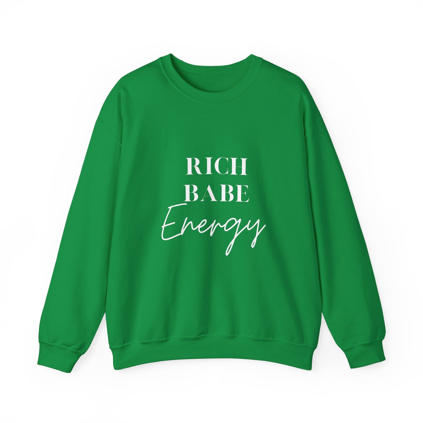 Rich Babe energy sweater funny gift for her bestie gift galentine sweater funny Valentine's sweater gift for him entrepreneur gift birthday