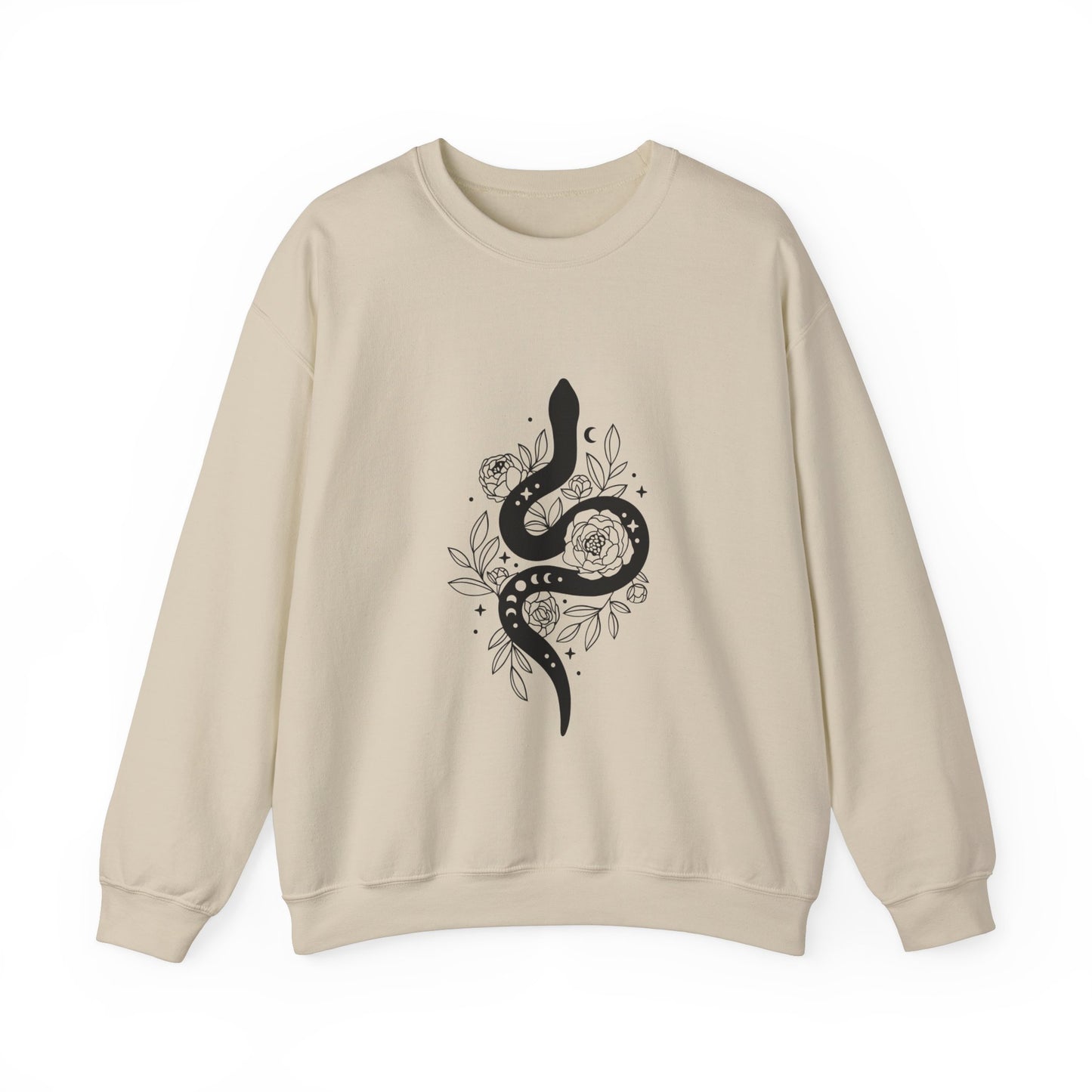 Witchy snake Sweatshirt snake lover gift floral sweater best friend gift Womens Sweatshirt concert merch Tee christmas gift