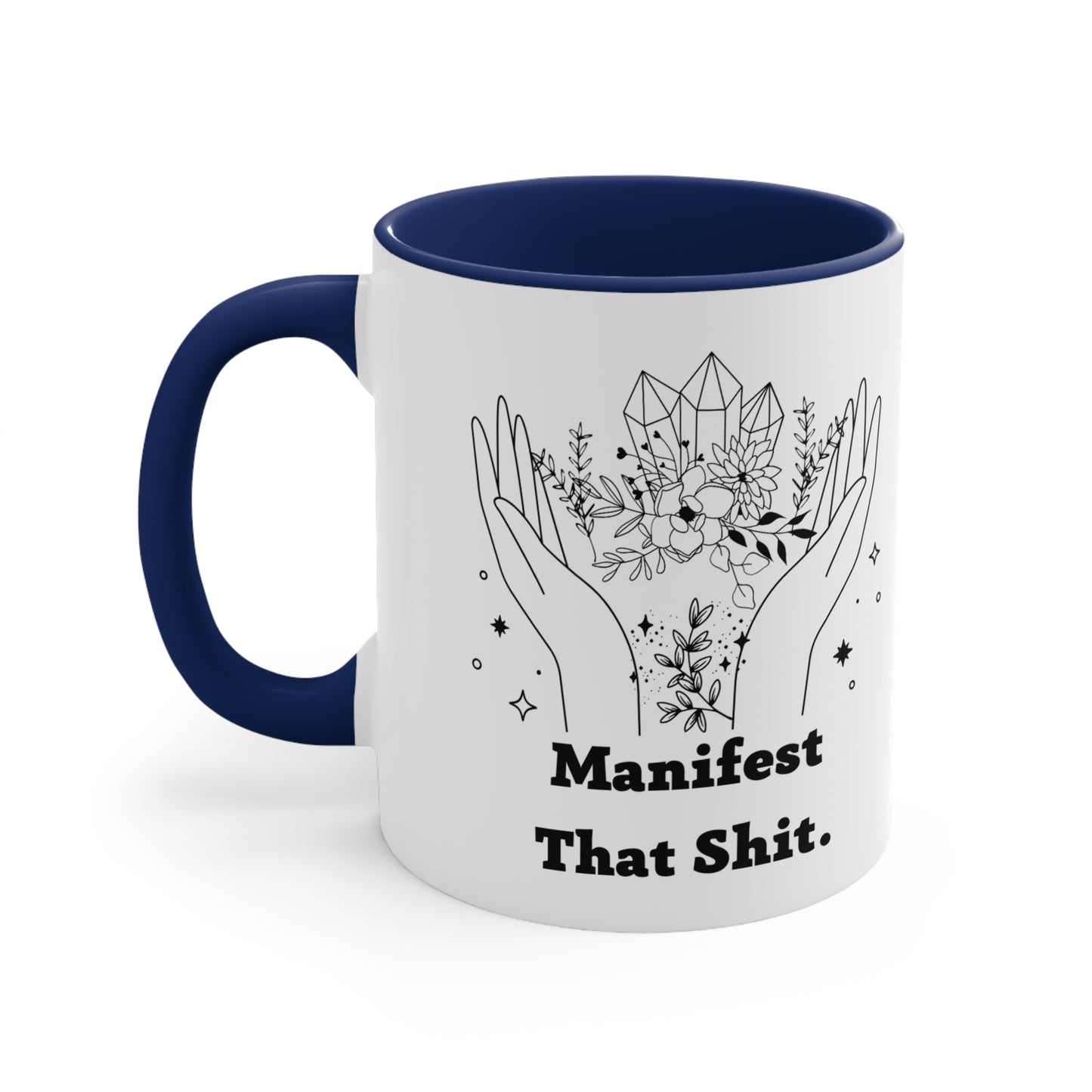Manifest that shit mug spiritual motivational gift birthday gift custom mug gift for best friend coffee tea gift for her gift for him 11oz