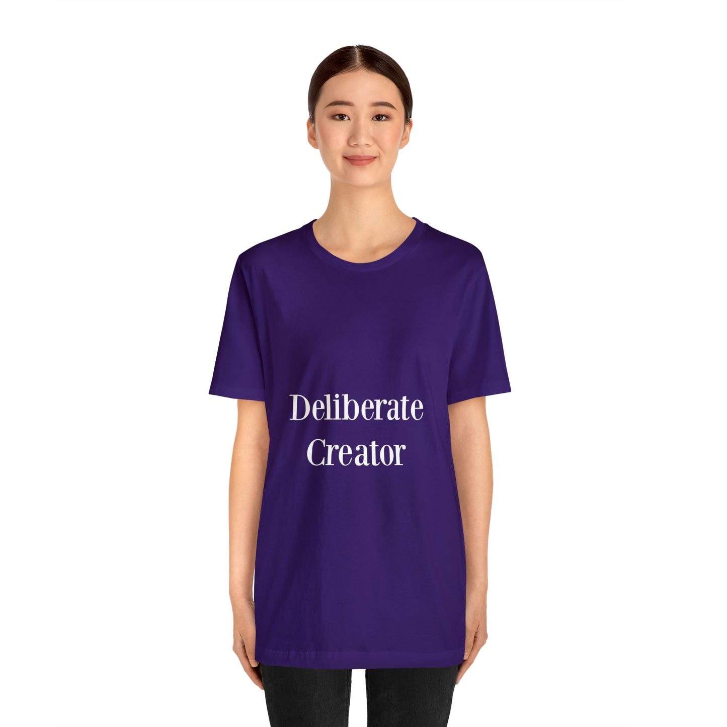 Deliberate creator tee,  Unisex Jersey Short Sleeve Tee