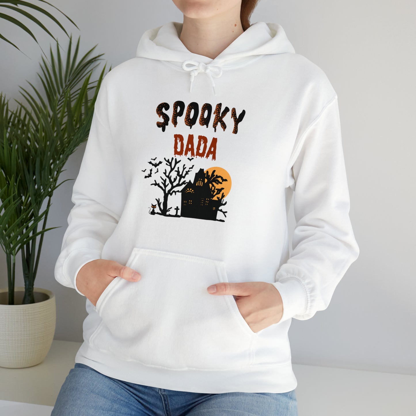 Spooky Dad Halloween Sweatshirt, Daddy haunted house sweatshirt Funny Halloween Horror sweater Halloween Sweatshirt, Halloween Tee, unisex