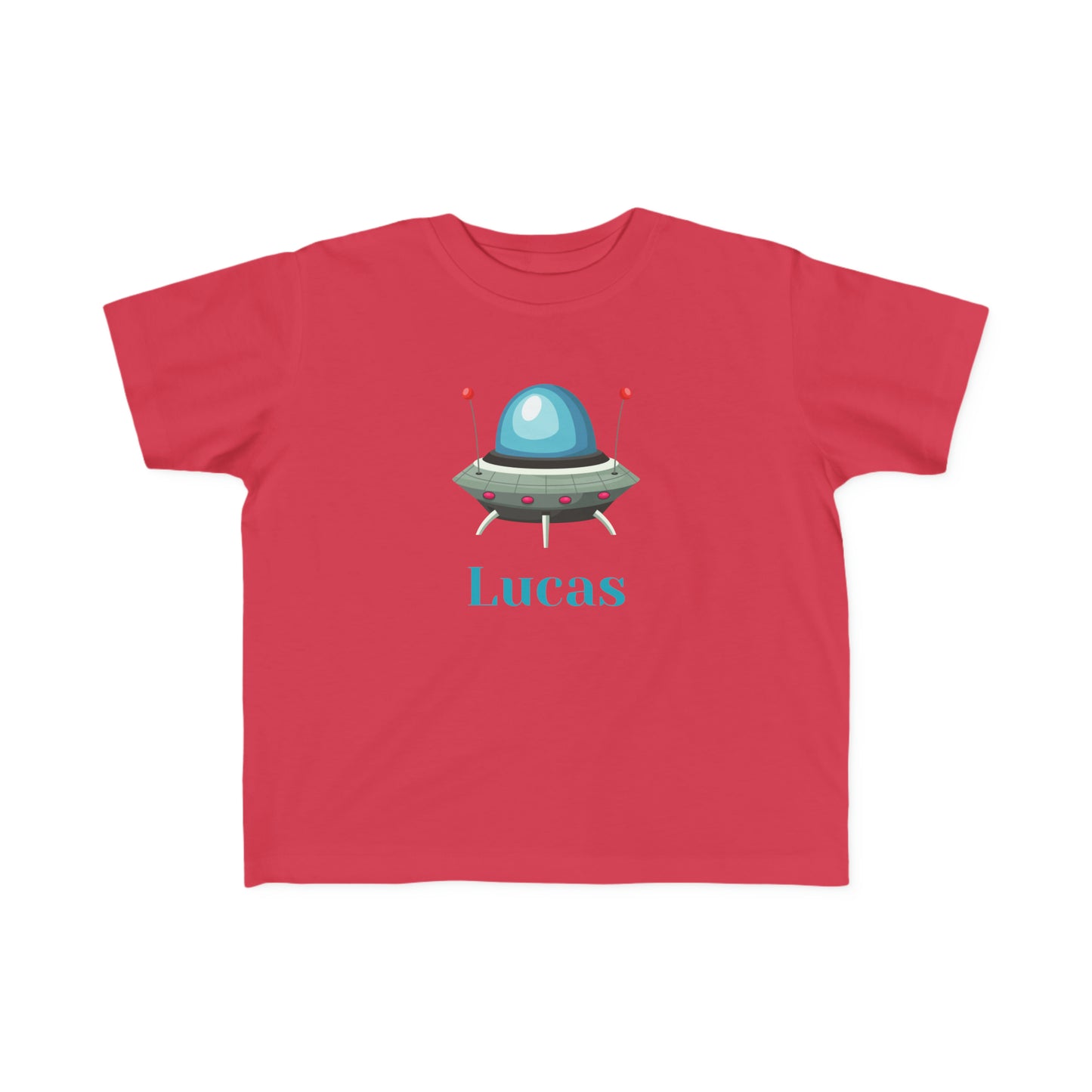 Personalized kid shirt ufo Shirt ufo shirt toddler birthday shirt Christmas shirt kid Tshirt Trex fun tee Toddler's Fine Jersey Tee