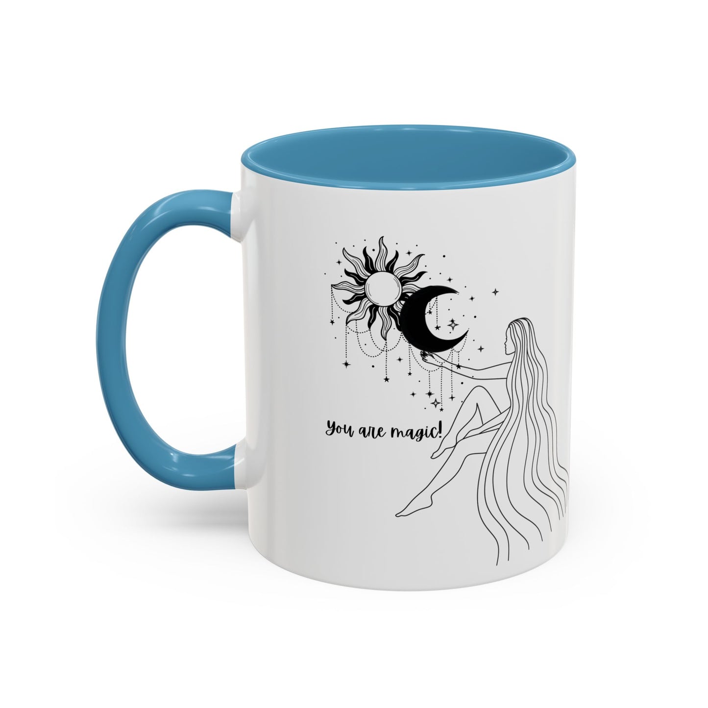 You are Magic mug coffee mug Spiritual gift moon mug witchy mug Goddess gift supervisor mug office bestie gift Boss Christmas gift for her