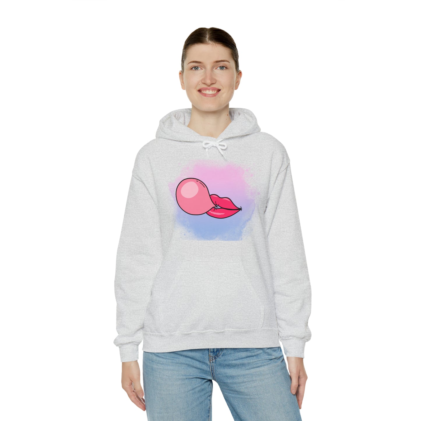 Bubble Gum kiss Hoodie, Summer Bubblegum shirt, Birthday gift for her, Galantine gift for her, best friend gift,birthday vacation,Unisex