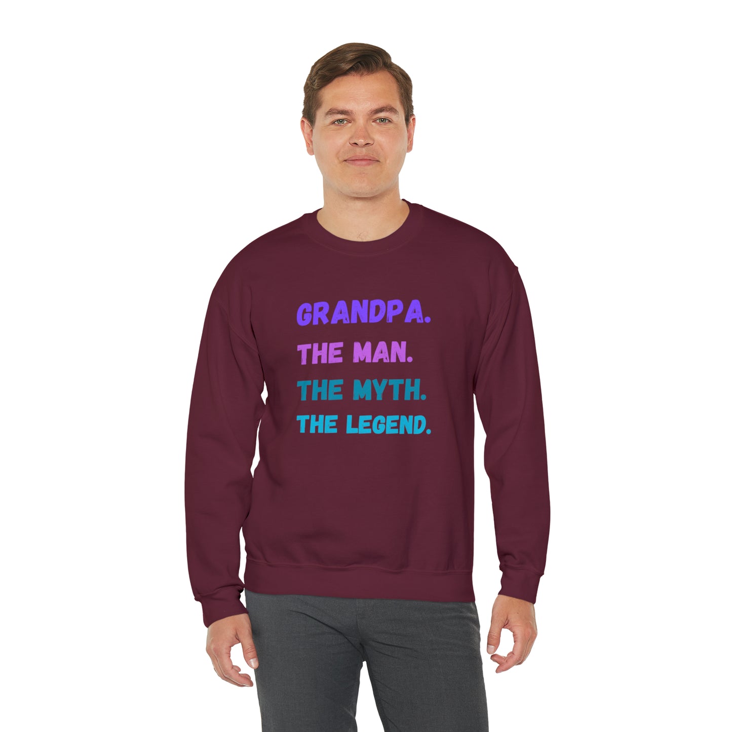 Grandpa the man the myth the legend sweatshirt gift for Dad and me shirts Father's day gifts best friend sweater Christmas gift for dad