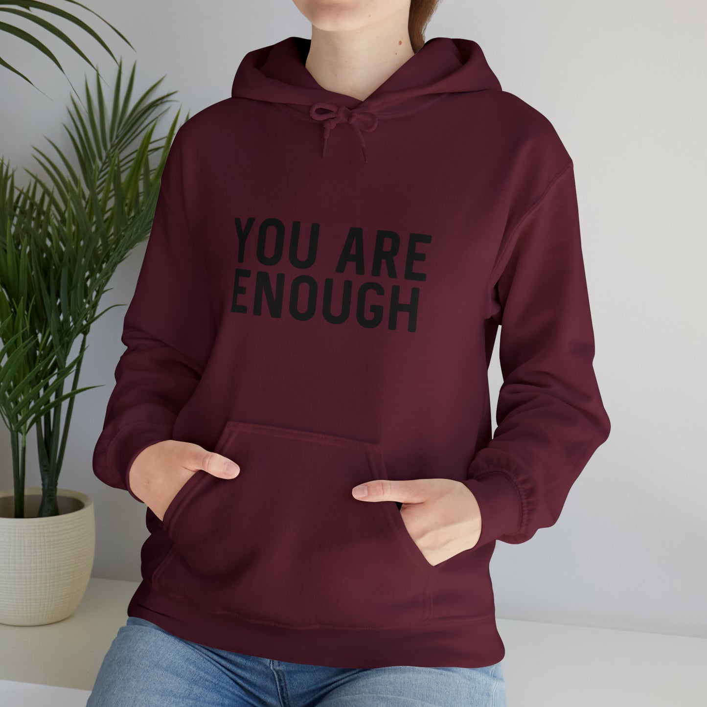 You are enough hoodie motivational sweater yogawear best friend gift mental health gift Teach hoodie, Teacher mode Hoodie Christmas Sweater,