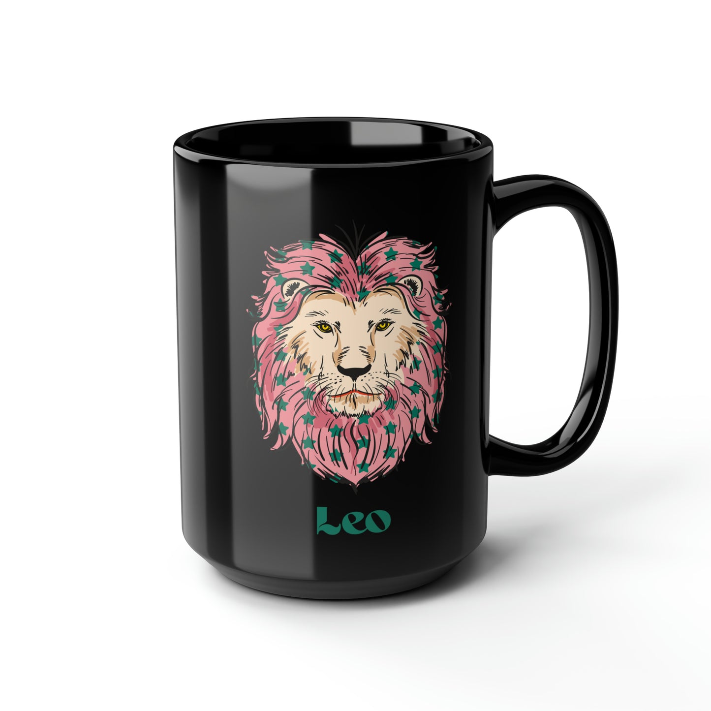 Leo zodiac sign mug Black ceramic Mug 15oz funny gift Queen Eras tour World Tour Tickets Leo zodiac merch office Christmas
