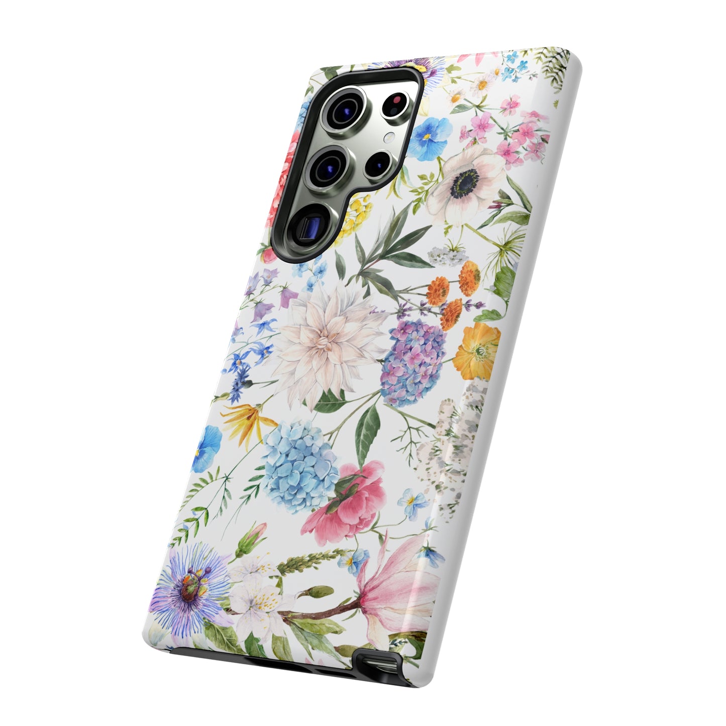 Floral phone case mother's day gift best friend gift for her gift for him flower cell phone cases Tough Cases