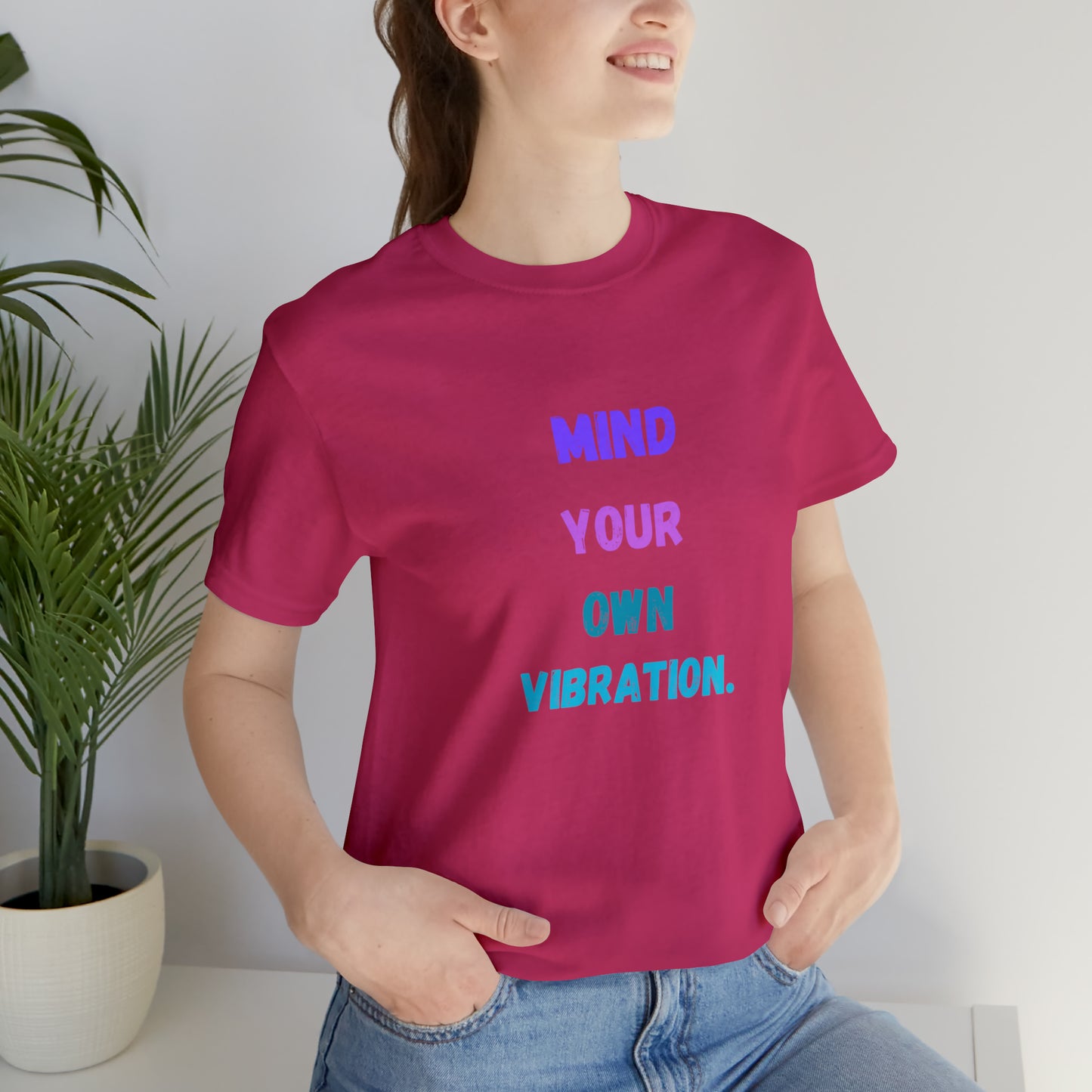 Spiritual shirt Mind your own vibration t-shirt Zen gift for her gift for him yogawear meditation gifts best friend Christmas gift