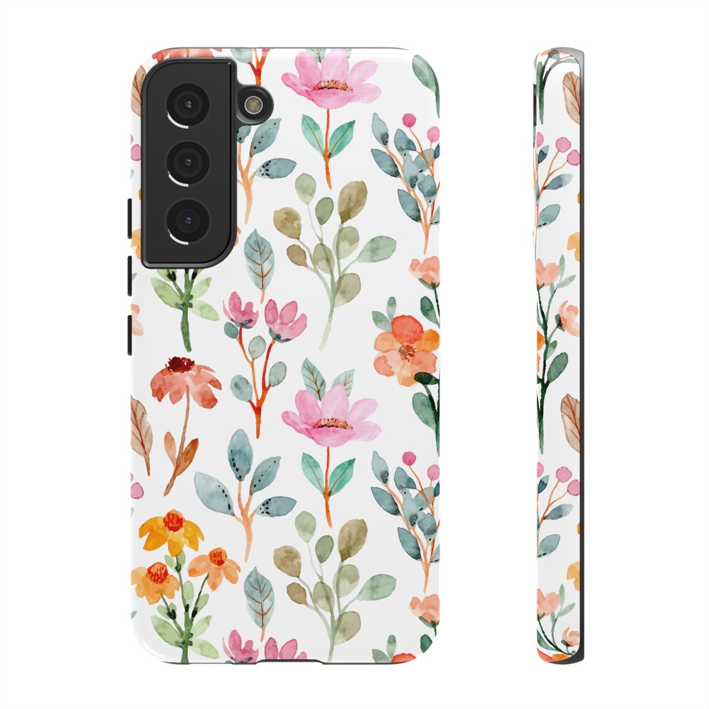 Floral phone case mother's day gift best friend gift for her gift for him flower cell phone cases Tough Cases
