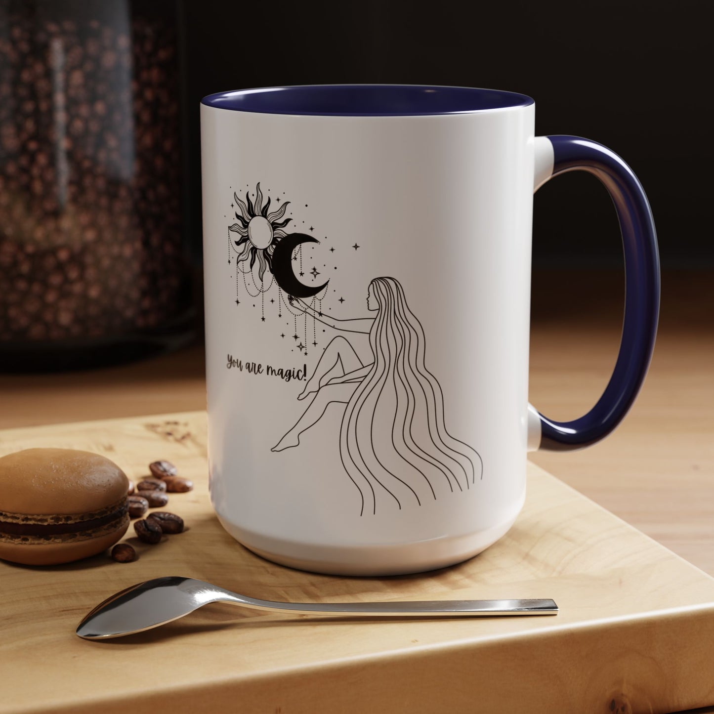 You are Magic mug coffee mug Spiritual gift moon mug witchy mug Goddess gift supervisor mug office bestie gift Boss Christmas gift for her