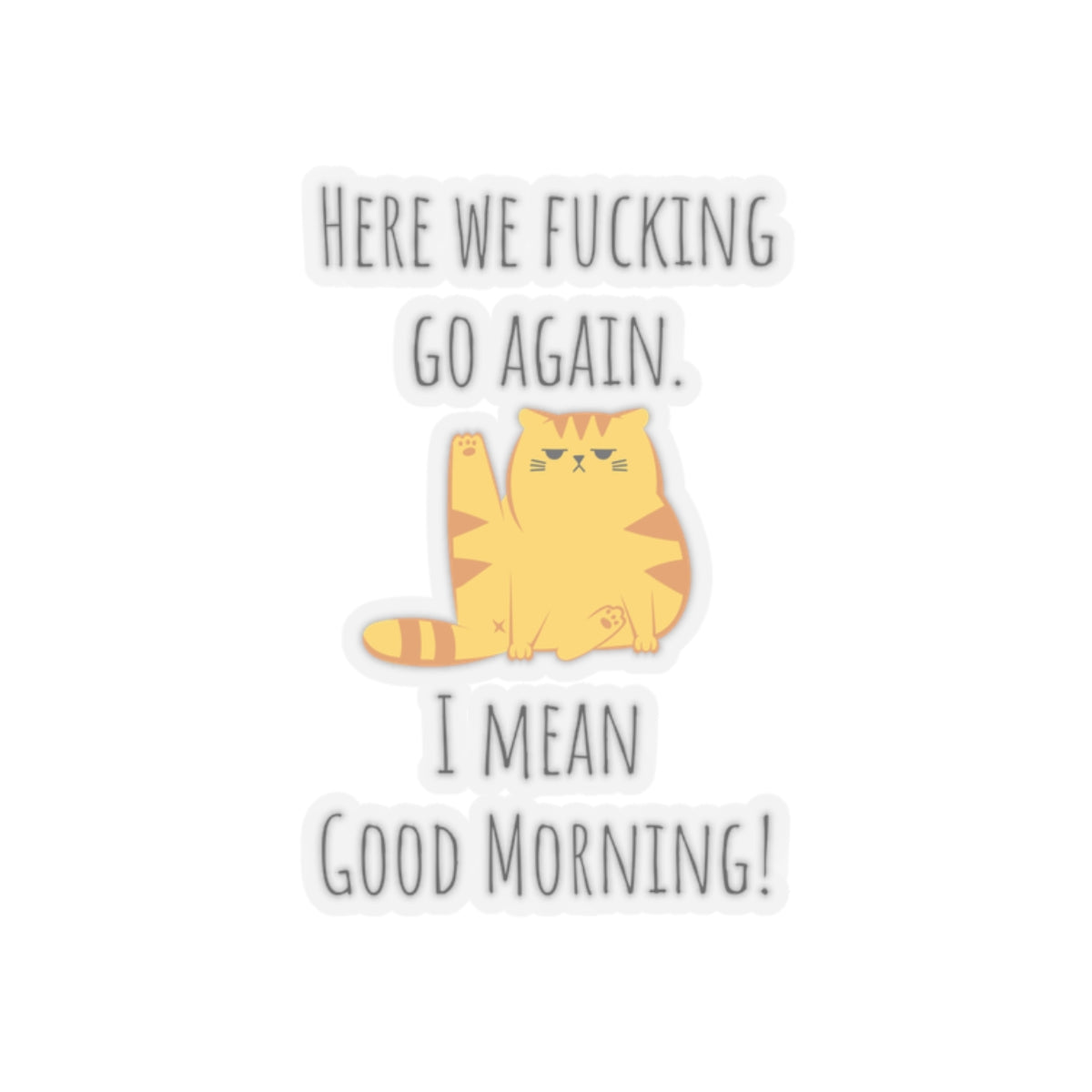 Grumpy cat sticker Daily shitstorm manager sticker funny coworker gift funny mom gift bestfriend gift Kiss-Cut Stickers Halloween sticker