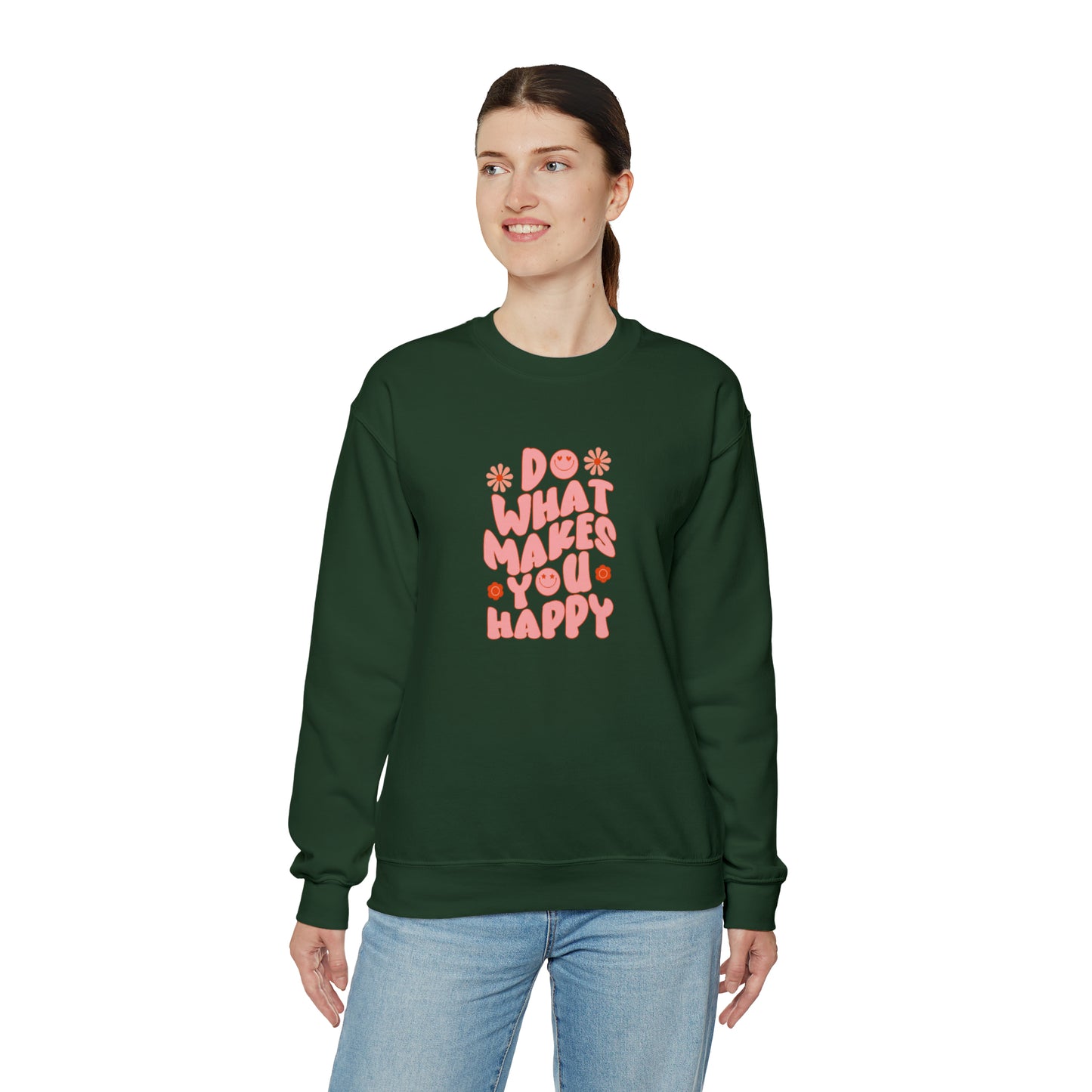 Do what makes you happy Sweatshirt, Teach love inspire sweater, Teacher mode shirt, Christmas Sweater, Christmas Crewneck, Holiday gift