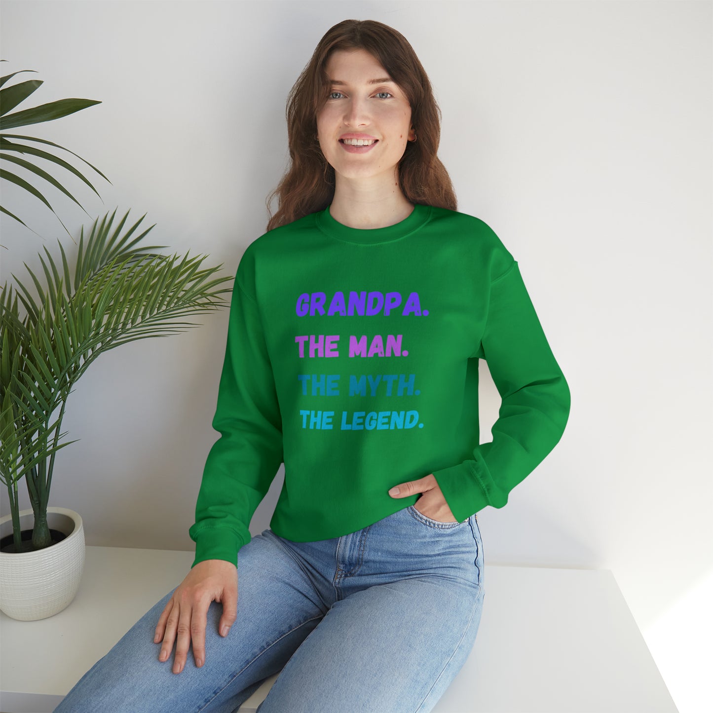 Grandpa the man the myth the legend sweatshirt gift for Dad and me shirts Father's day gifts best friend sweater Christmas gift for dad