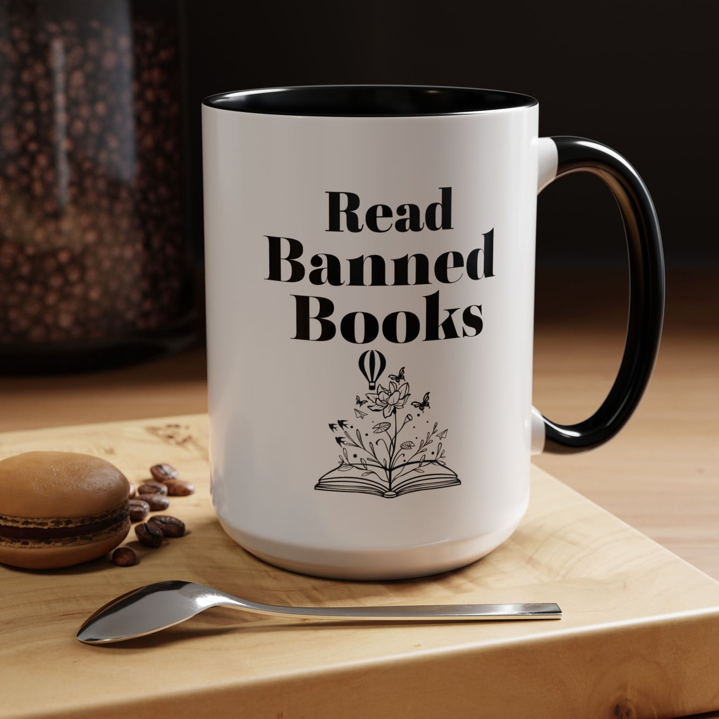 Read banned books mug book lover Coffee Mug Still In Bed Mug Funny Coffee Cup homeschooling mamaGift Cat Lover Gift christmas Gift