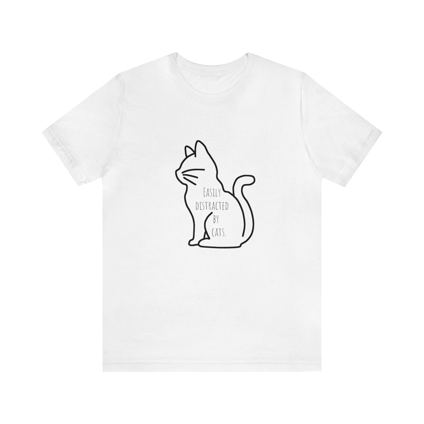 Easily distracted by cats Funny Cat lover shirt anime cat Shirt karma is a cat Gift for Cat Lover Gift for Cat Mom Gift cat dad shirt