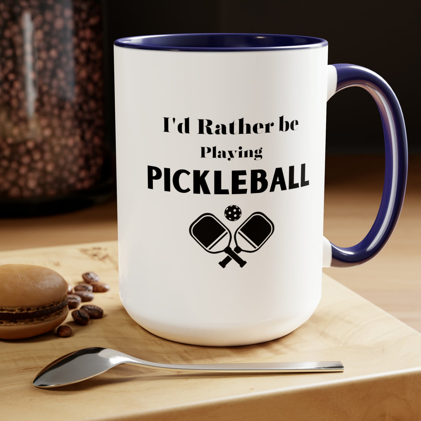 I'd rather be playing pickleball mug pickleball lover Daddy mug gift for her gift for him Coffee Mug pregnancy reveal gift wife Coffee tea