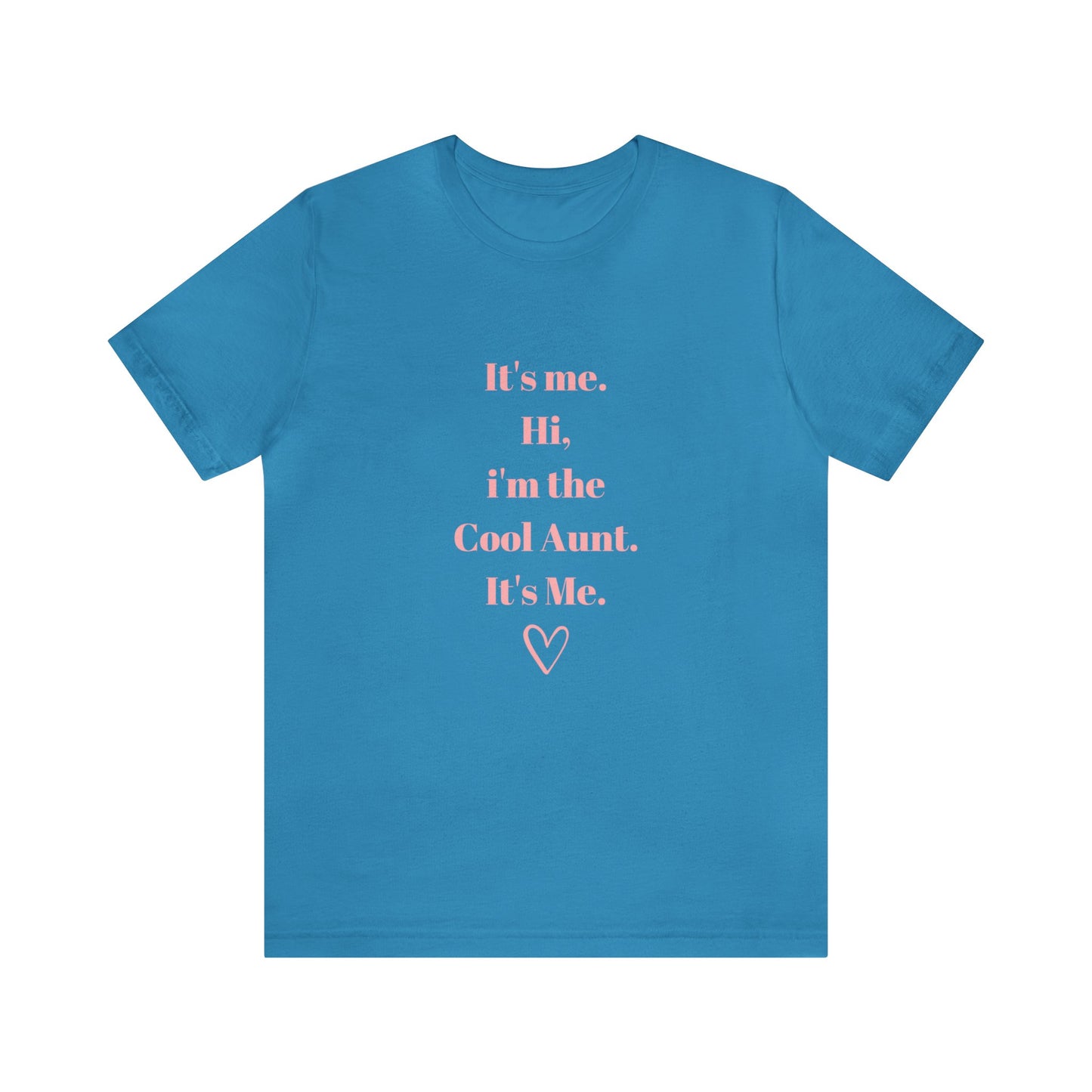 It's me hi I'm the cool aunt shirt cool auntie Tee gift for sister Shirt pregnancy reveal shirt Feeling Good Retro T-Shirt Shirt best friend