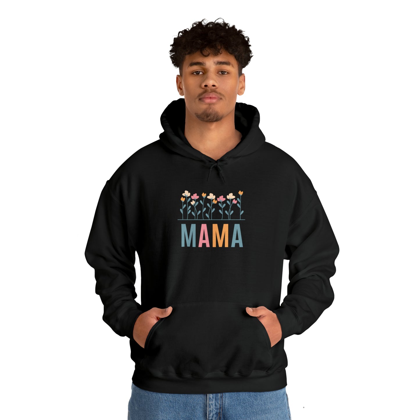 Floral Mama Hoodie, Gift for Mom, mama Hoodie, gift for Mom clothes, gym shirt,Birthday gift for her, gift for him,Galantine gift for her