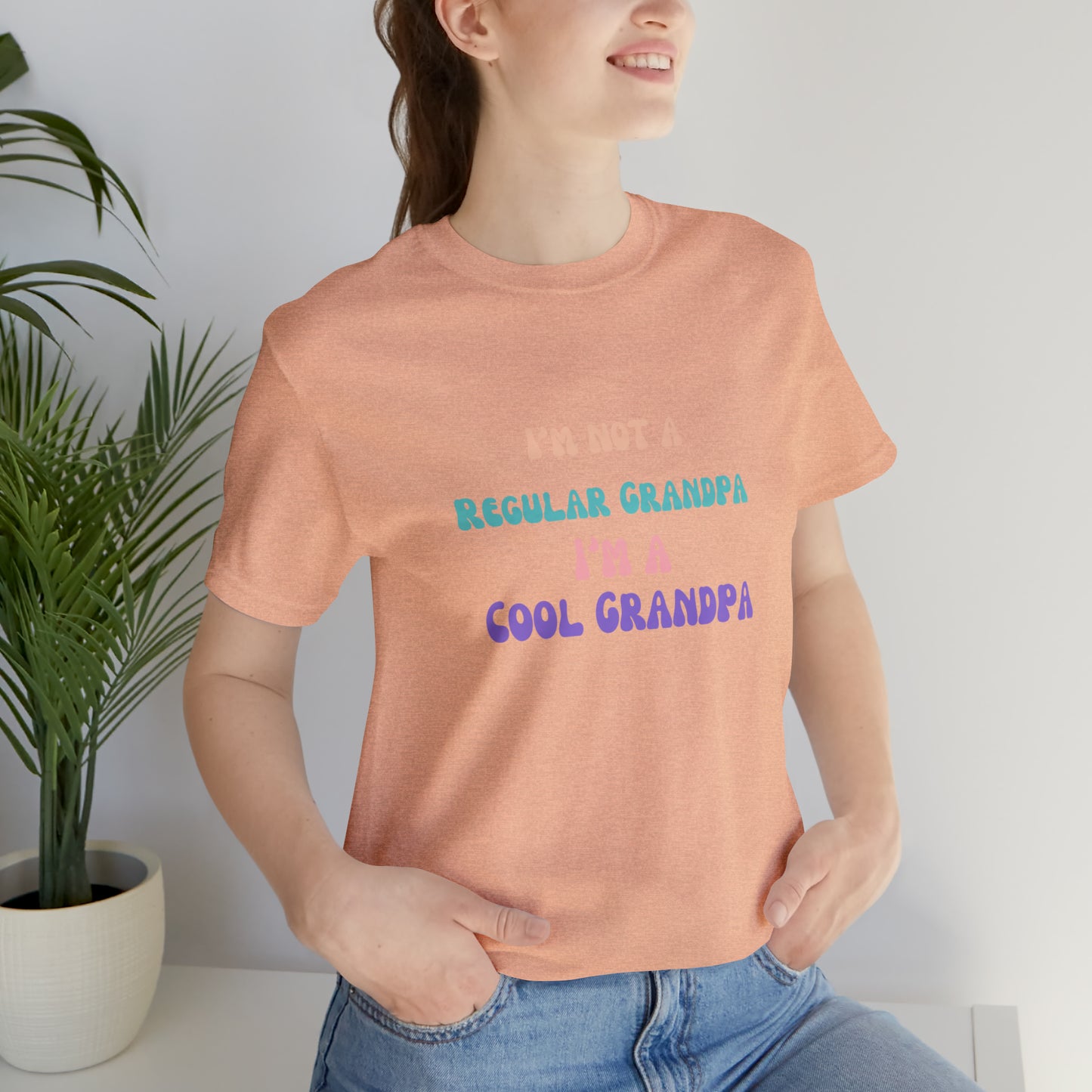 I'm a cool grandpa shirt gift for dad grandpa shirt