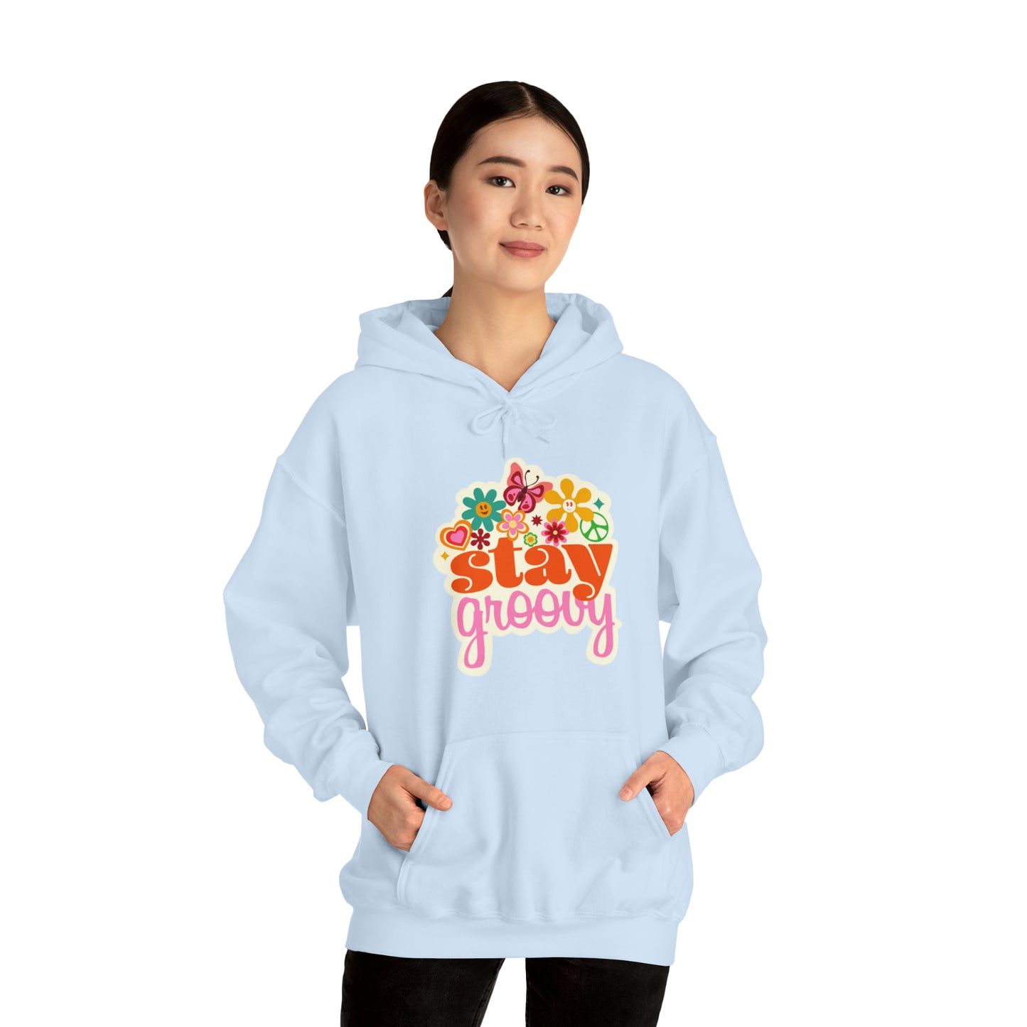 Stay Groovy Hoodie, Hippie Hoodie, good vibes hoodie, Fun Summer shirt, Birthday gift for her, Galantine gift for her,best friend gift, vac