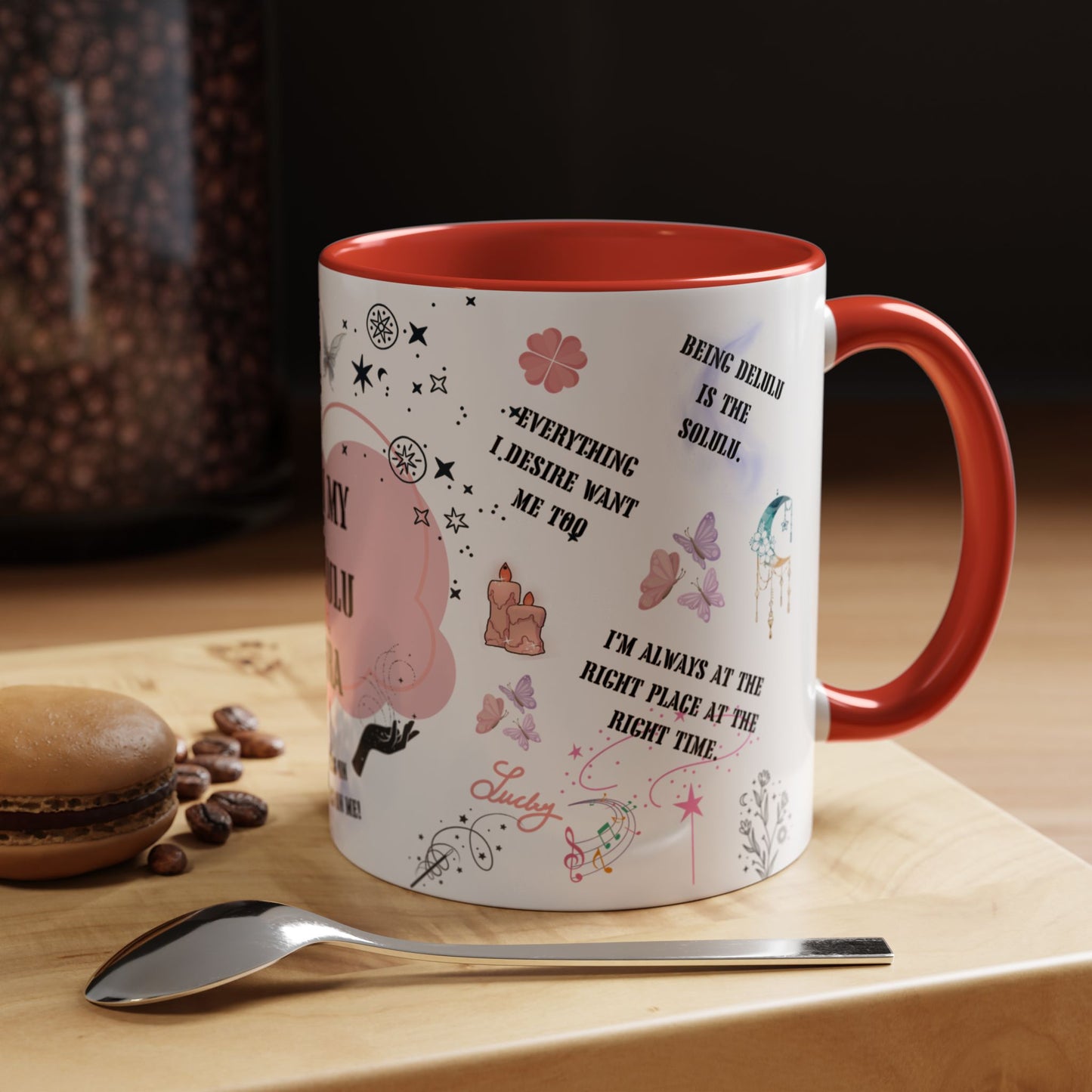 Morning affirmations mug In my delulu era mug witchy Christmas gift for her gift for him bestie mug Witches mug wicked mug Gift Mug coffee