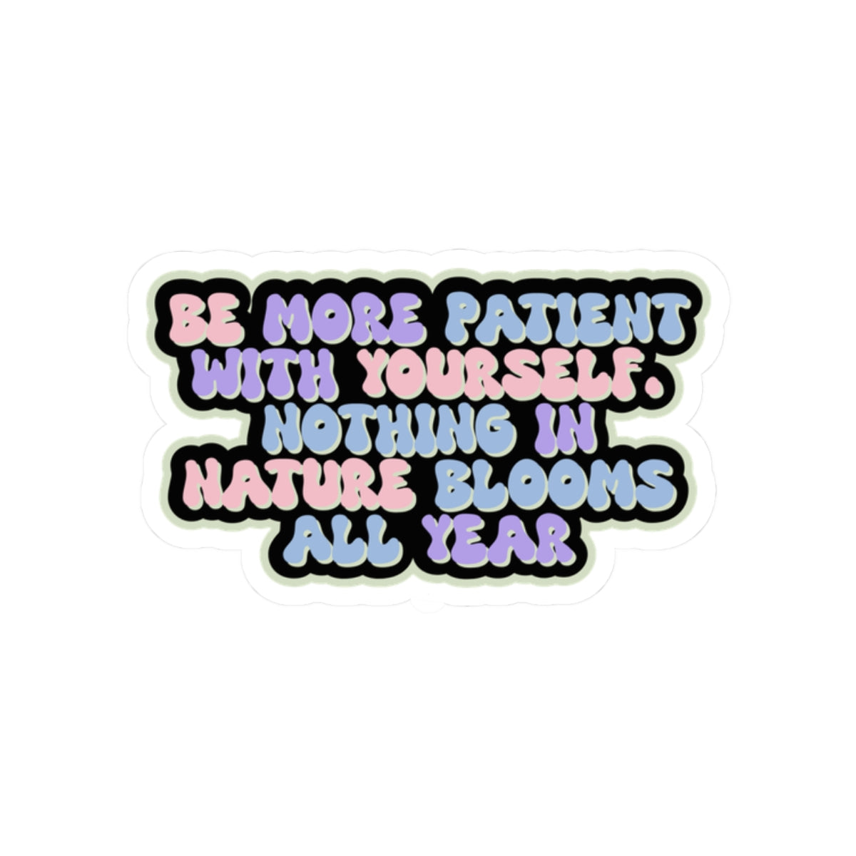 Selfcare sticker motivational sticker You are kind Beautiful sticker motivational sticker Magical stickers loved gift for her flower sticker