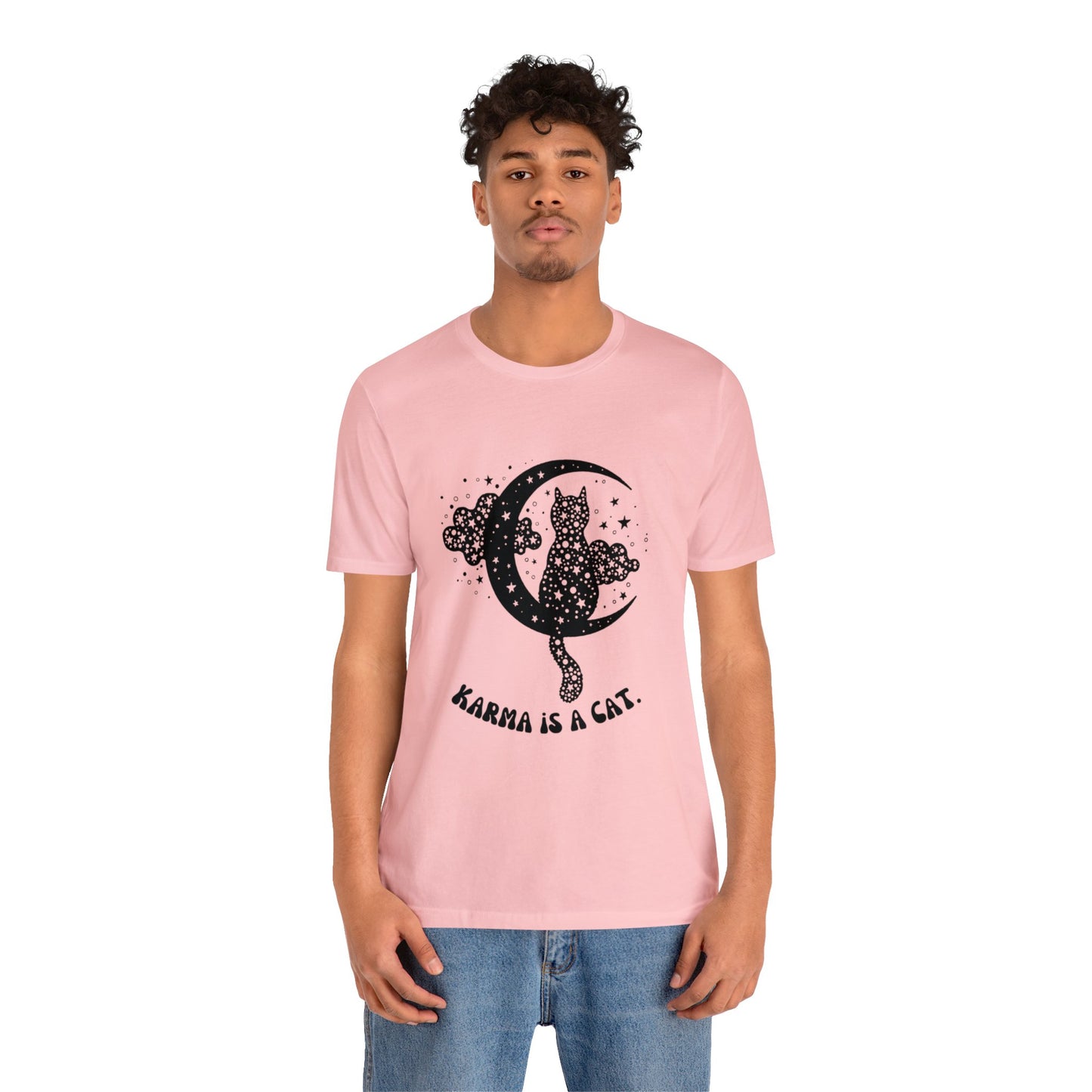 Karma is a cat shirt Cat lover tshirt book lover shirt Taylor witchy cat Shirt Halloween Cat Gift for Cat Lover Gift for Cat lover shirt