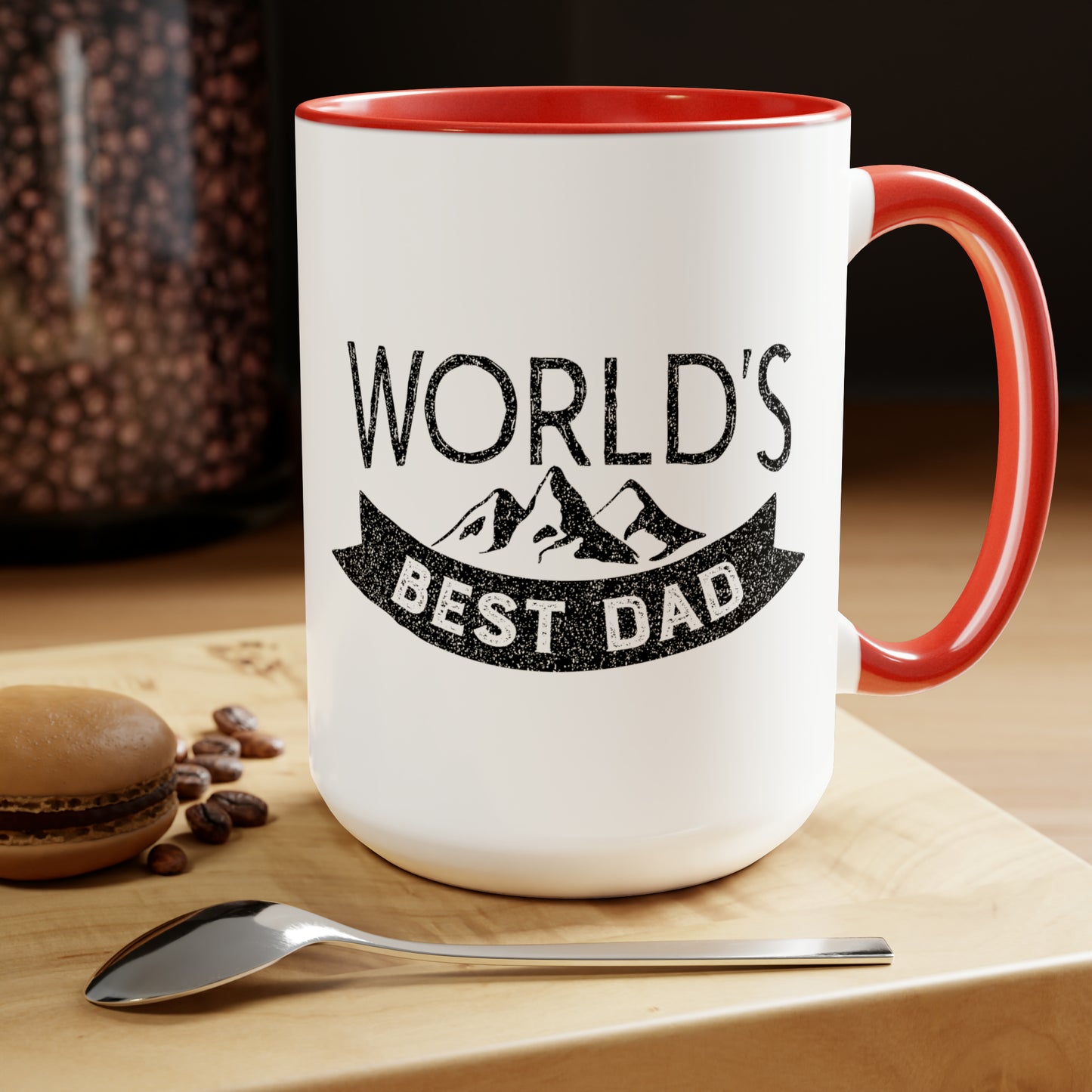 World's best dad mug love you dad sister gift Coffee Mug pregnancy reveal gift heart mug gift for her Mug wife Coffee tea 15oz